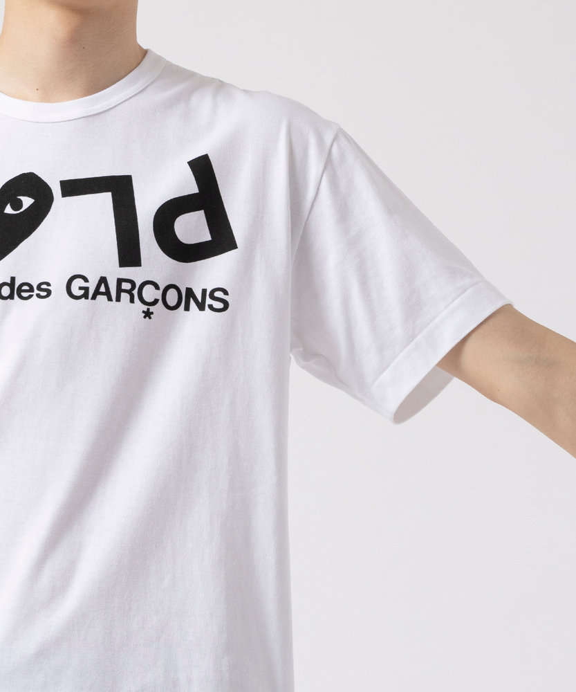 AX-T068-051 T-SHIRT LOGO PRINTPLAY LOGO PLAY COMME des GARCONS