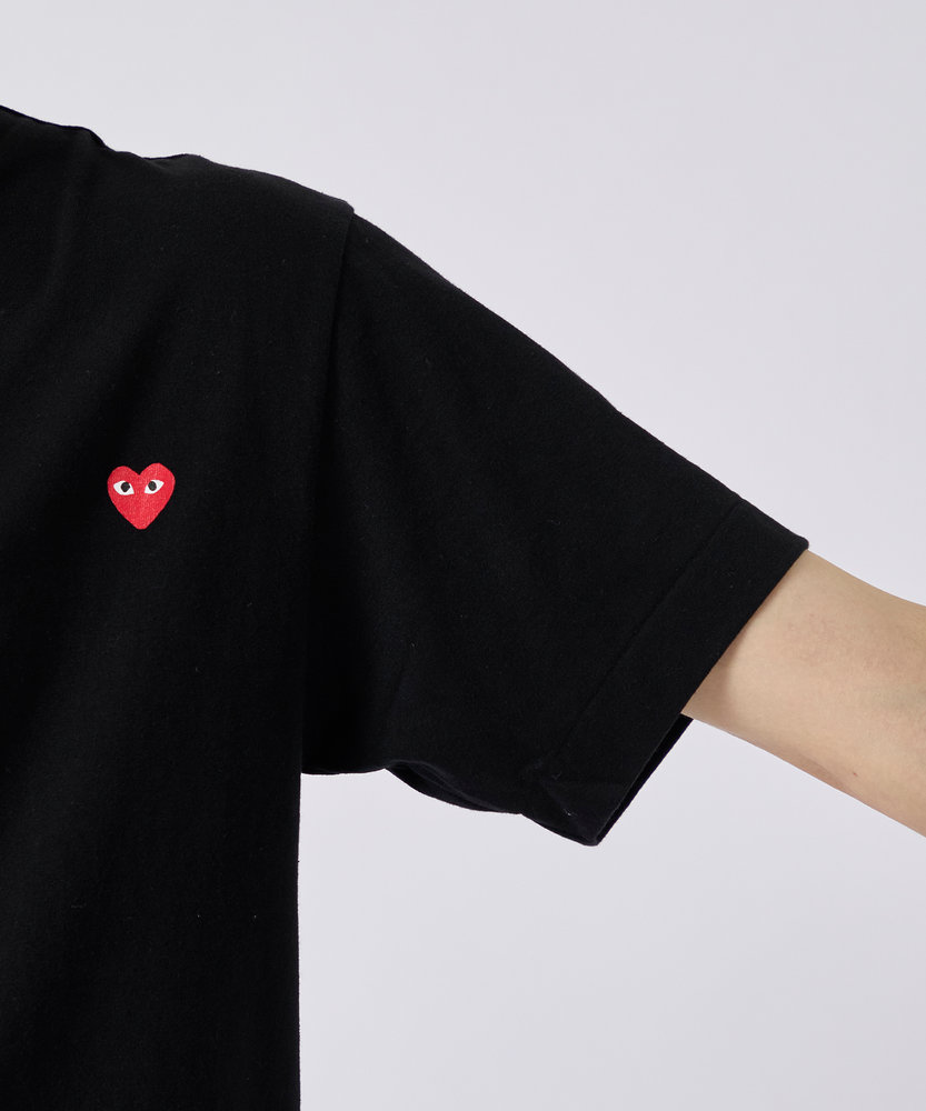 AX-T337-051 T-SHIRT LOGO PRINT PLAY COMME des GARCONS