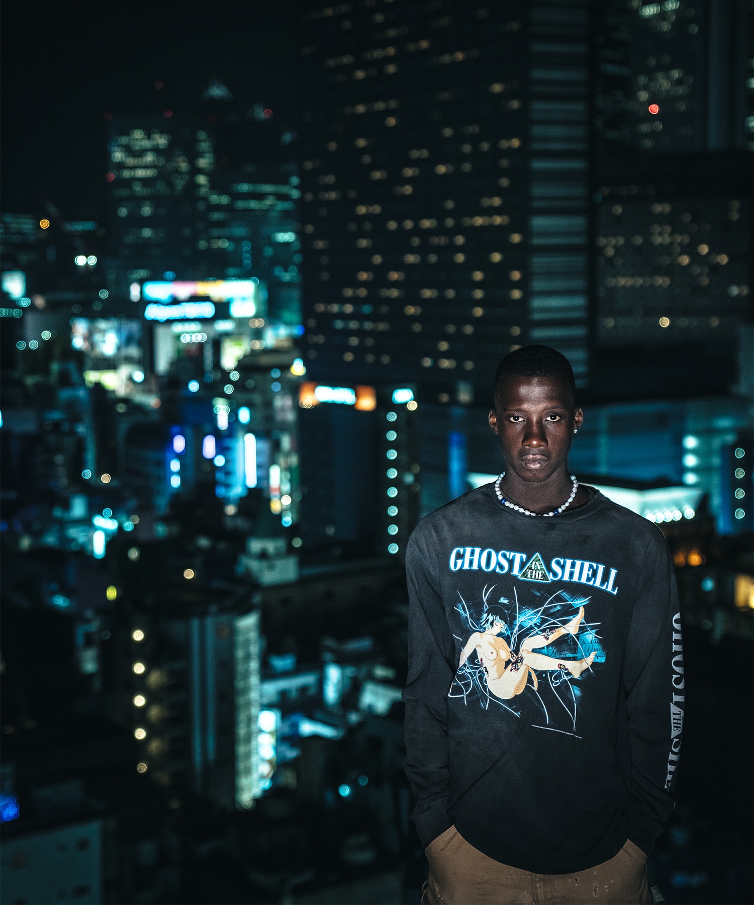 SM-YS1-0000-C34 GHOST IN THE SHELL L/S TEE SAINT MXXXXXX