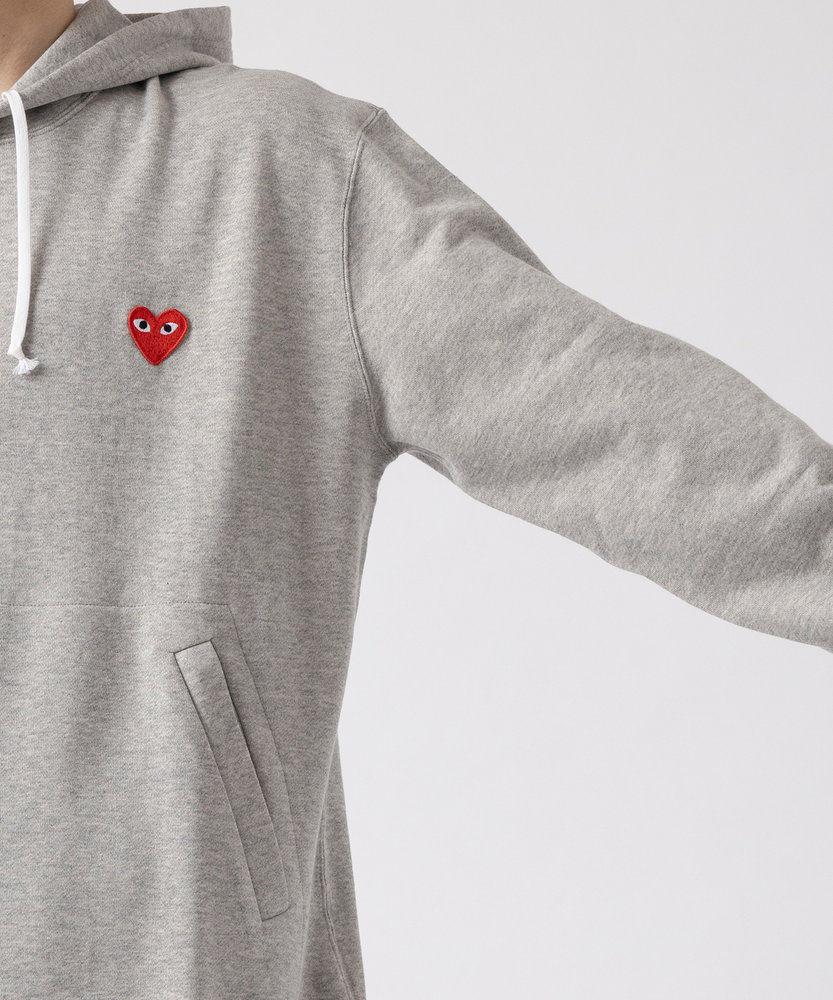 AX-T170-051 SWEATSHIRT RED EMBLEMRED HEART PLAY COMME des GARCONS