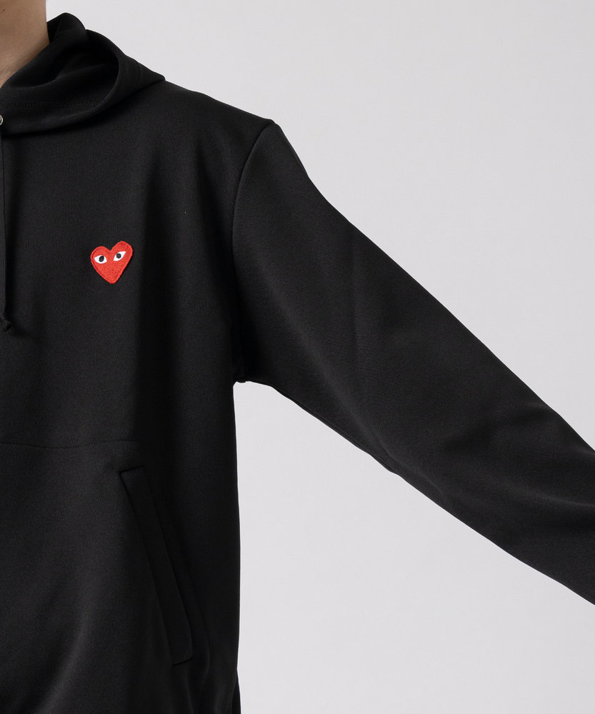 AX-T174-051 SWEATSHIRT RED EMBLEMRED HEART PLAY COMME des GARCONS