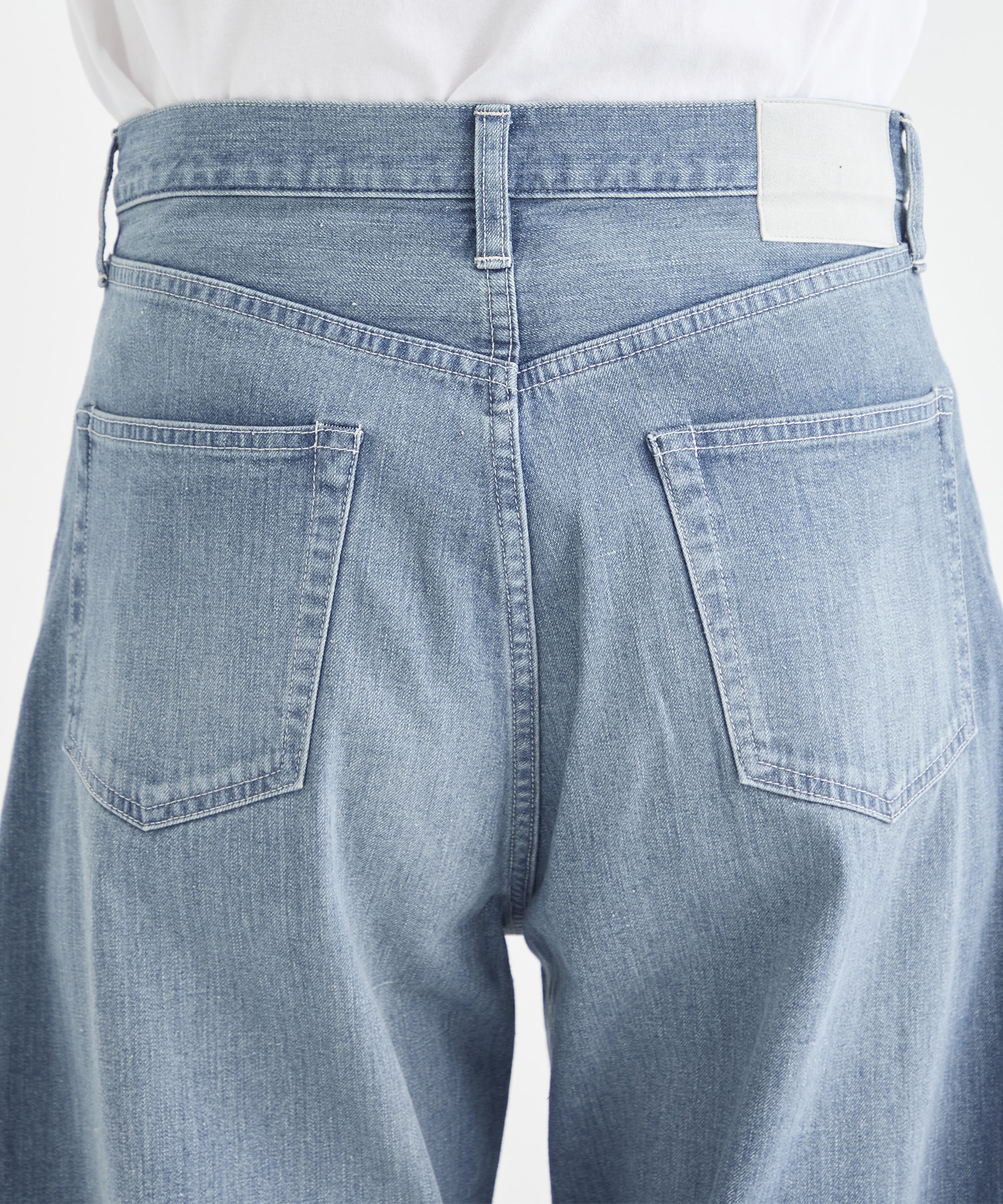 DEFORMATION WIDE DENIM JEANS ssstein