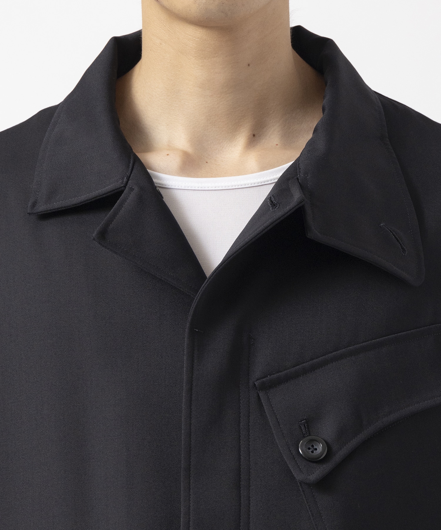 Curve Stand Collar Blouson UJOH HOMME