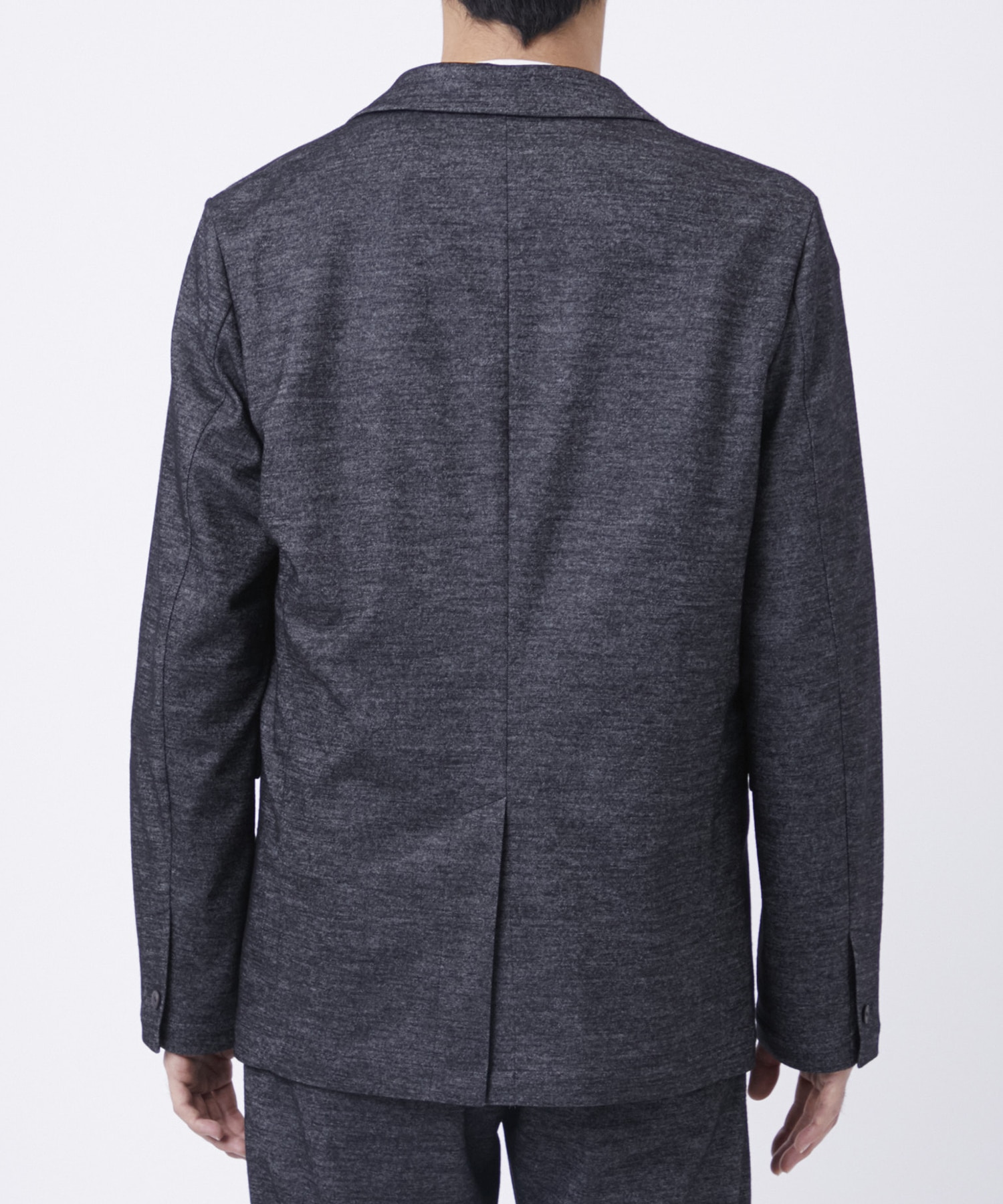 Washable Tweedy Jersey Shape Jacket THE TOKYO