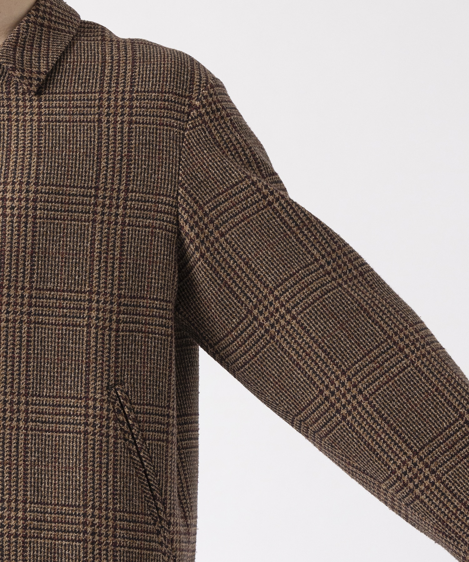 SILK TWEED SHIRT JACKET ATON