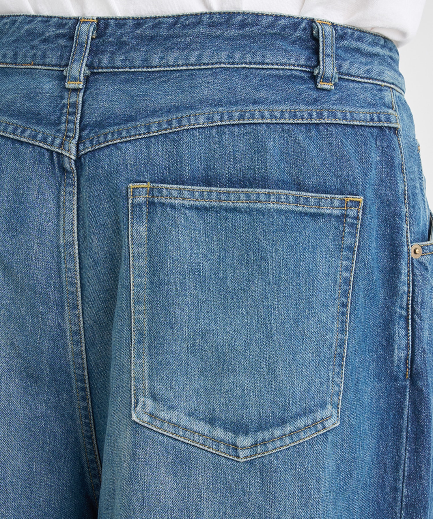 H.D.BAGGY PANT - JEAN/12oz DENIM NEEDLES