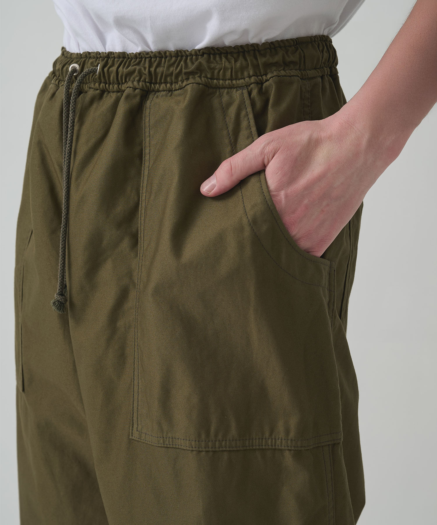 綿バックサテン 製品染 Pants COMME des GARCONS HOMME