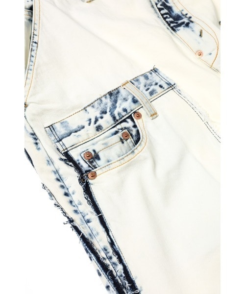 綿綿デニム 製品加工 Bleach pants JUNYA WATANABE MAN