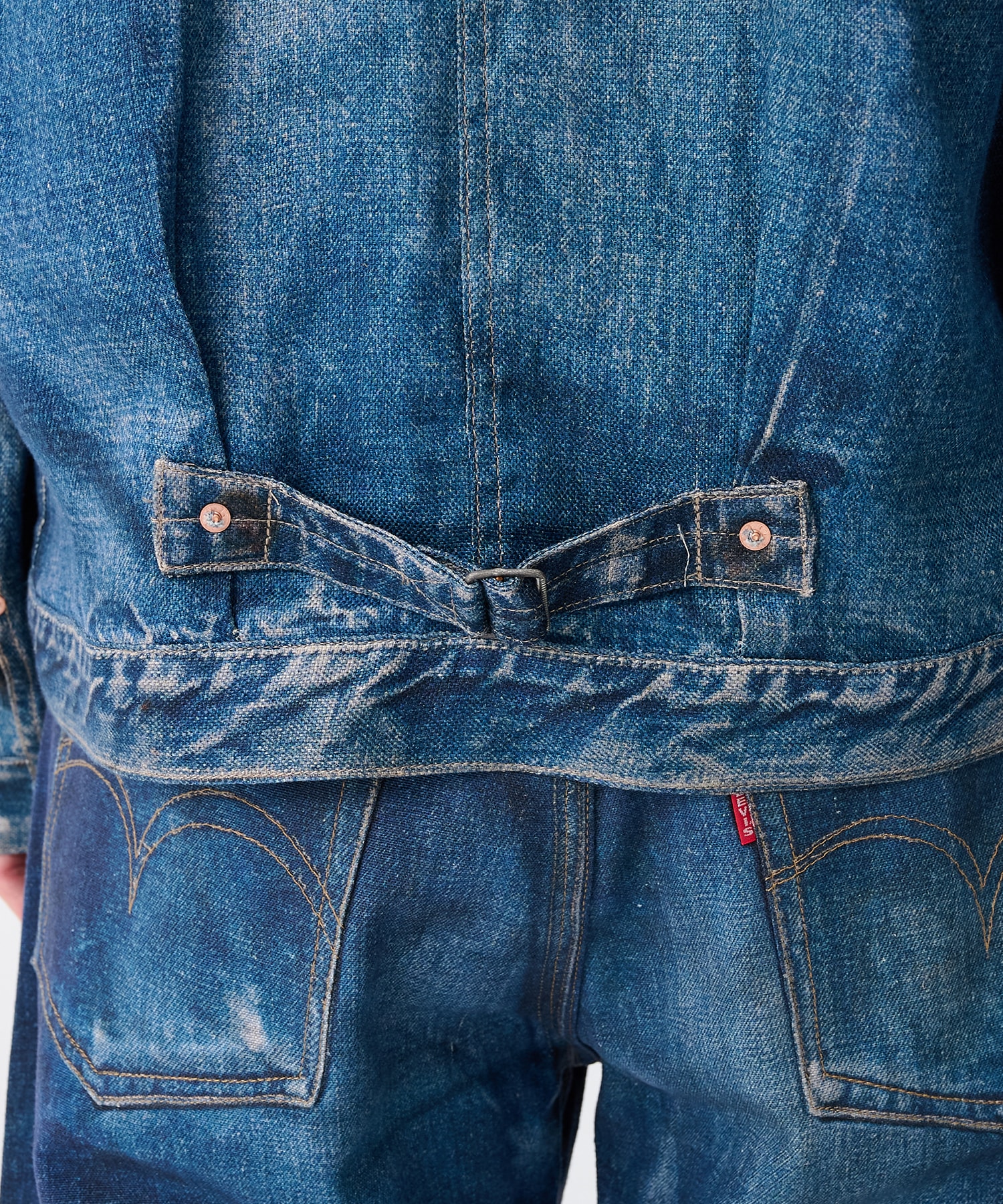 麻オックス 転写プリント Levis Wネーム BerBerJin 1st Jacket eYe JUNYA WATANABE MAN