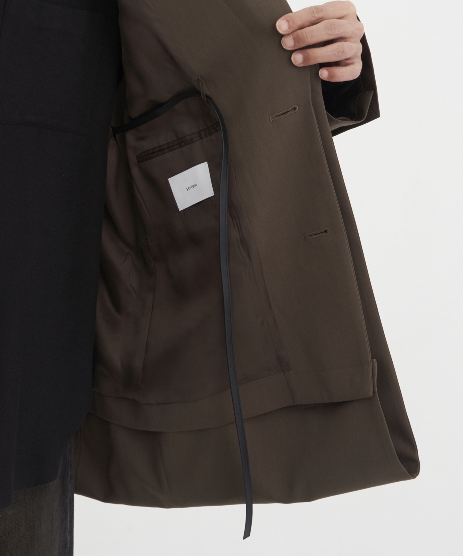 OVERSIZED LAYERED COMBINATION JACKET ssstein