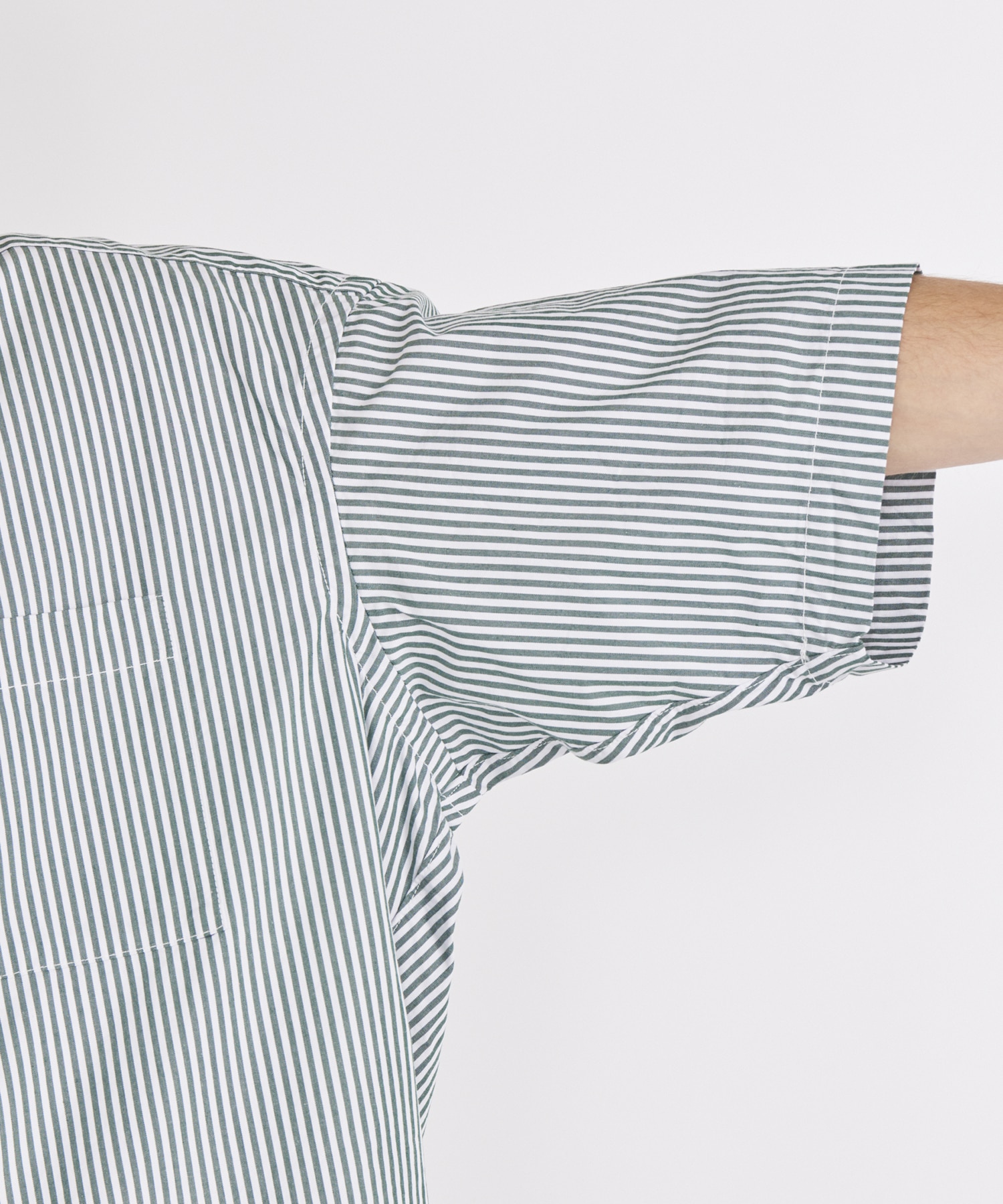 HIGH DENSITY OX STAND COLLAR SS SHIRTS Maison MIHARA YASUHIRO