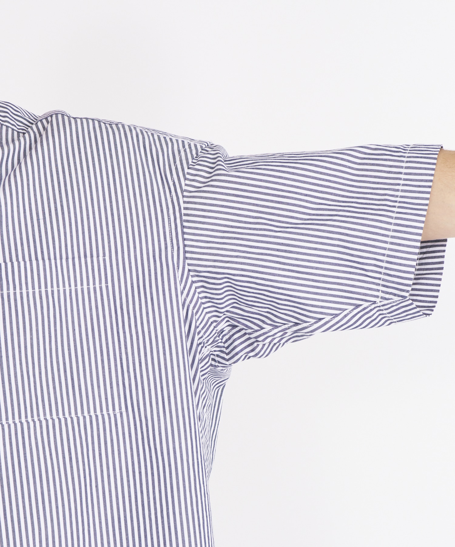 HIGH DENSITY OX STAND COLLAR SS SHIRTS Maison MIHARA YASUHIRO