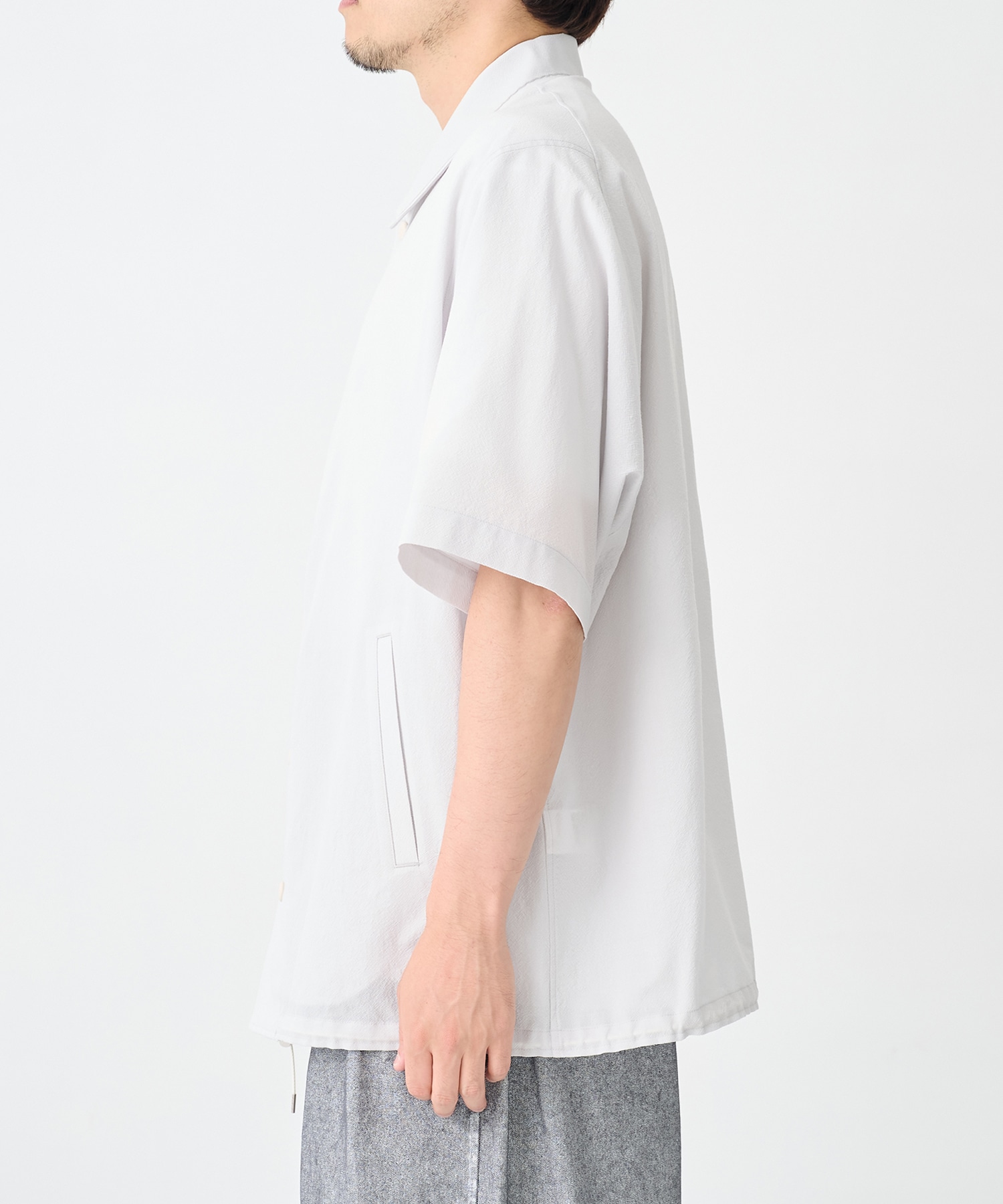 EXTENDED YOKE HALF-SLEEVED SHIRT | IRENISA シャツ 2026SS 26SS