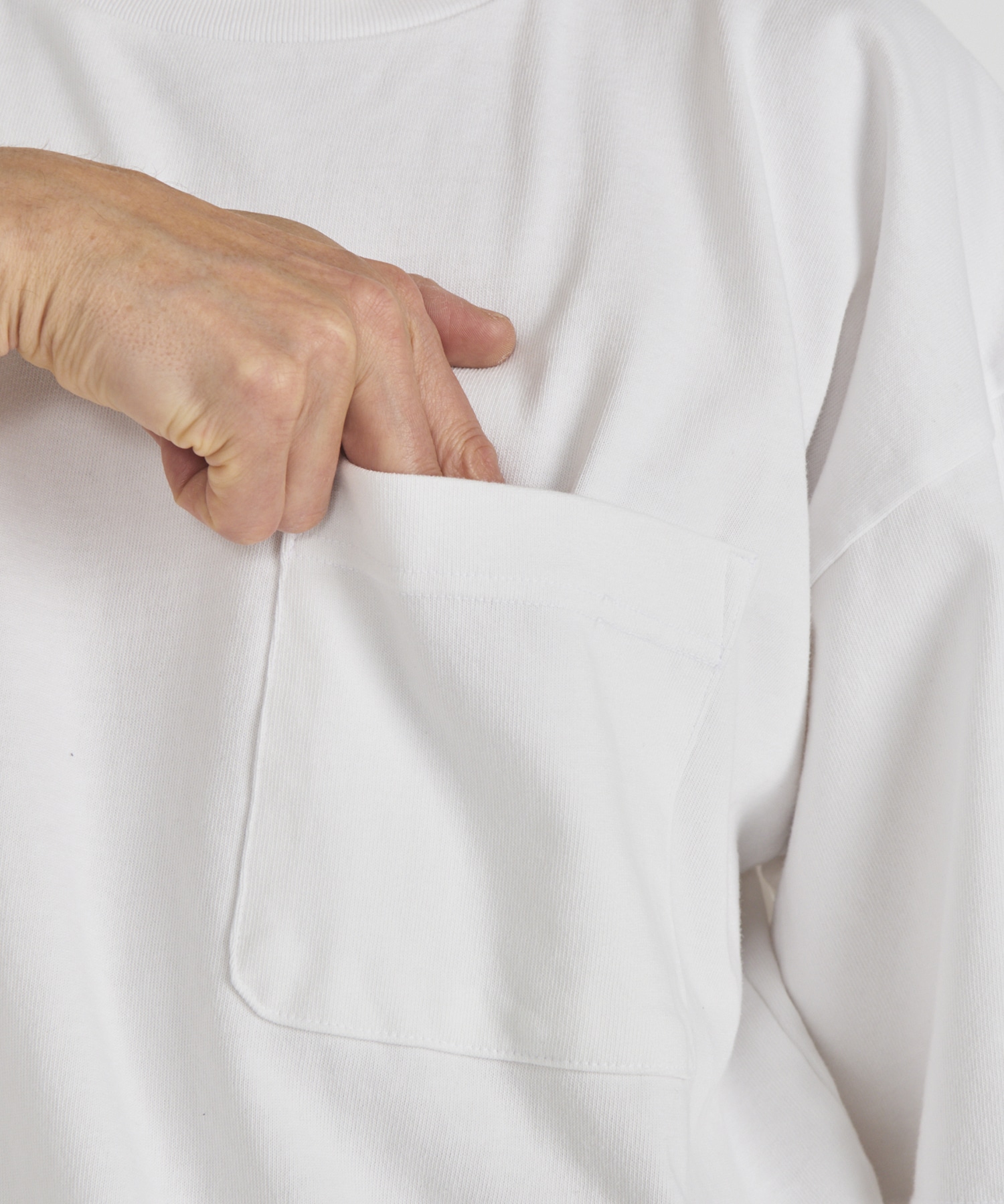 HEAVY WEIGHT JERSEY POCKET SS TEE Maison MIHARA YASUHIRO