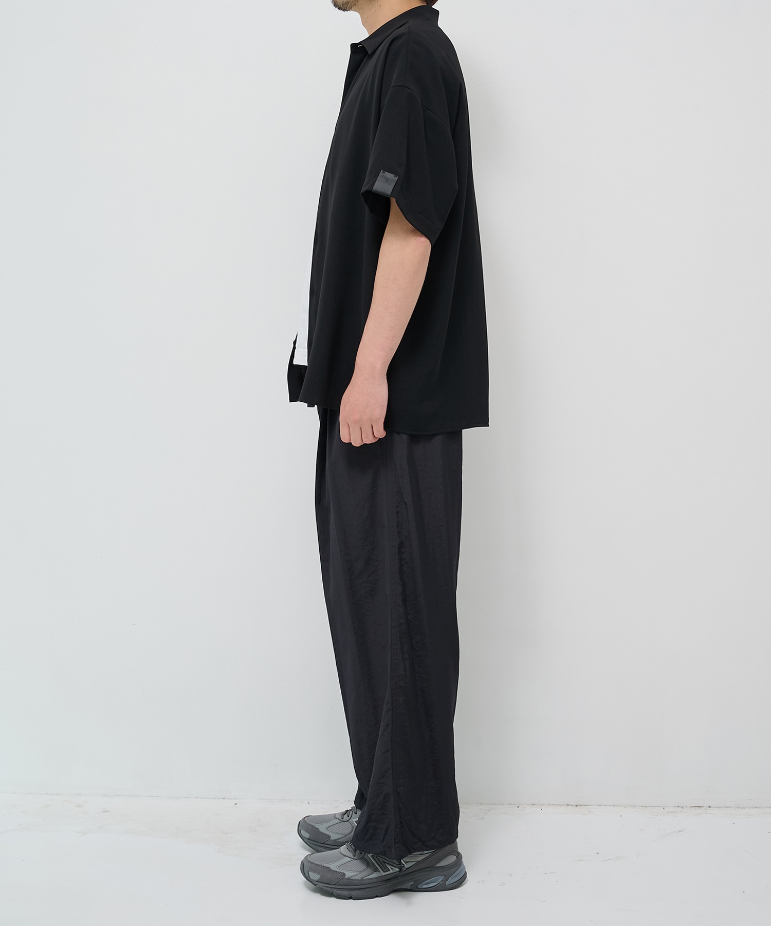 【ヨーク】Silk Nylon 2Pleated Easy Pants YOKE