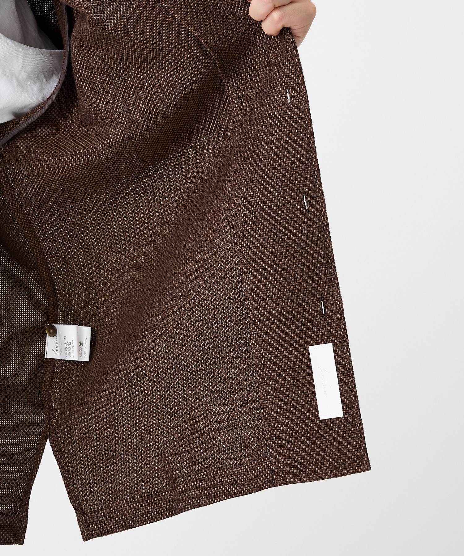 【イレニサ】別注SUMMER TWEED OPEN COLLAR SHIRT IRENISA