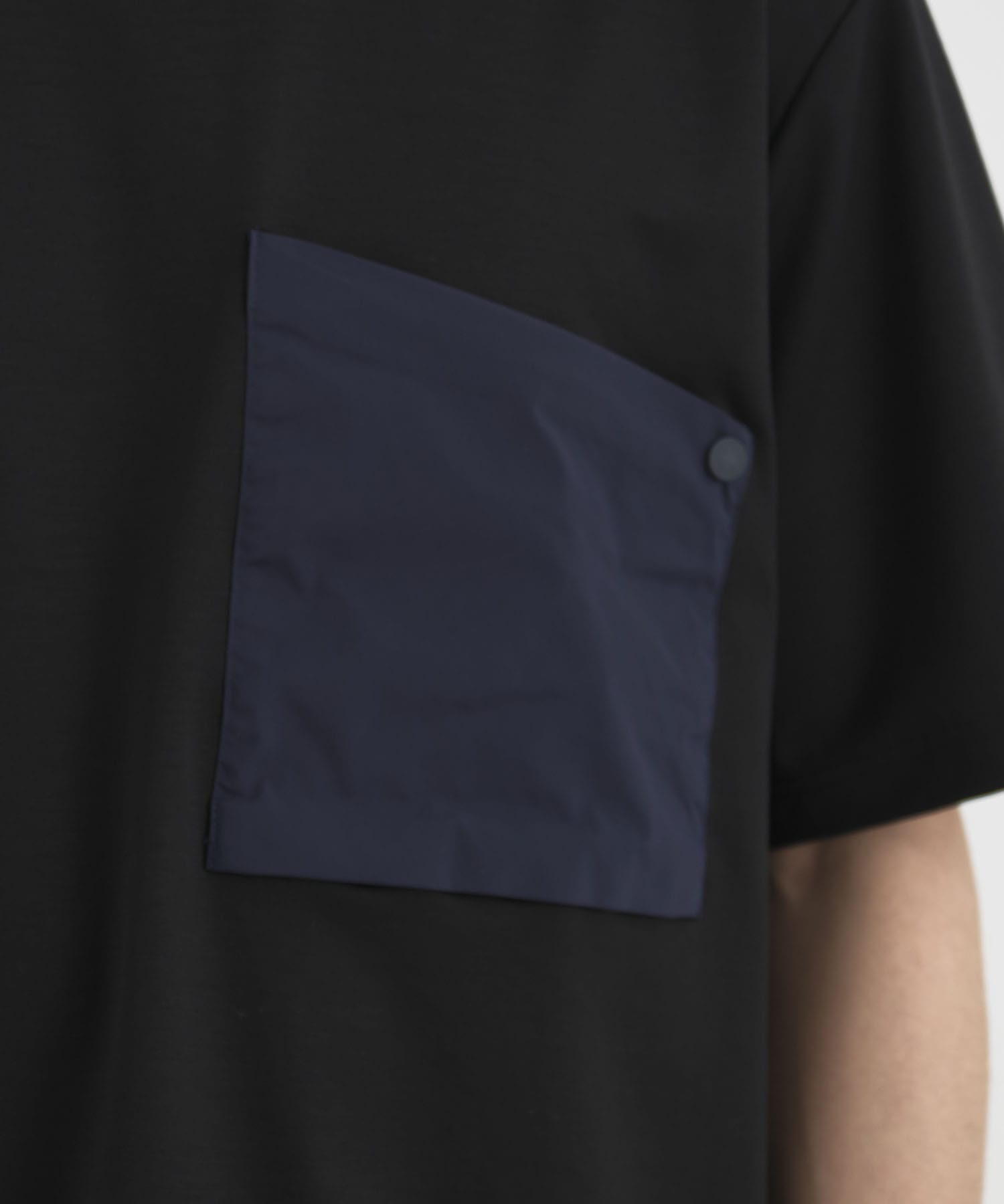 別注 DRAW CORD S/S POCKET TEE White Mountaineering