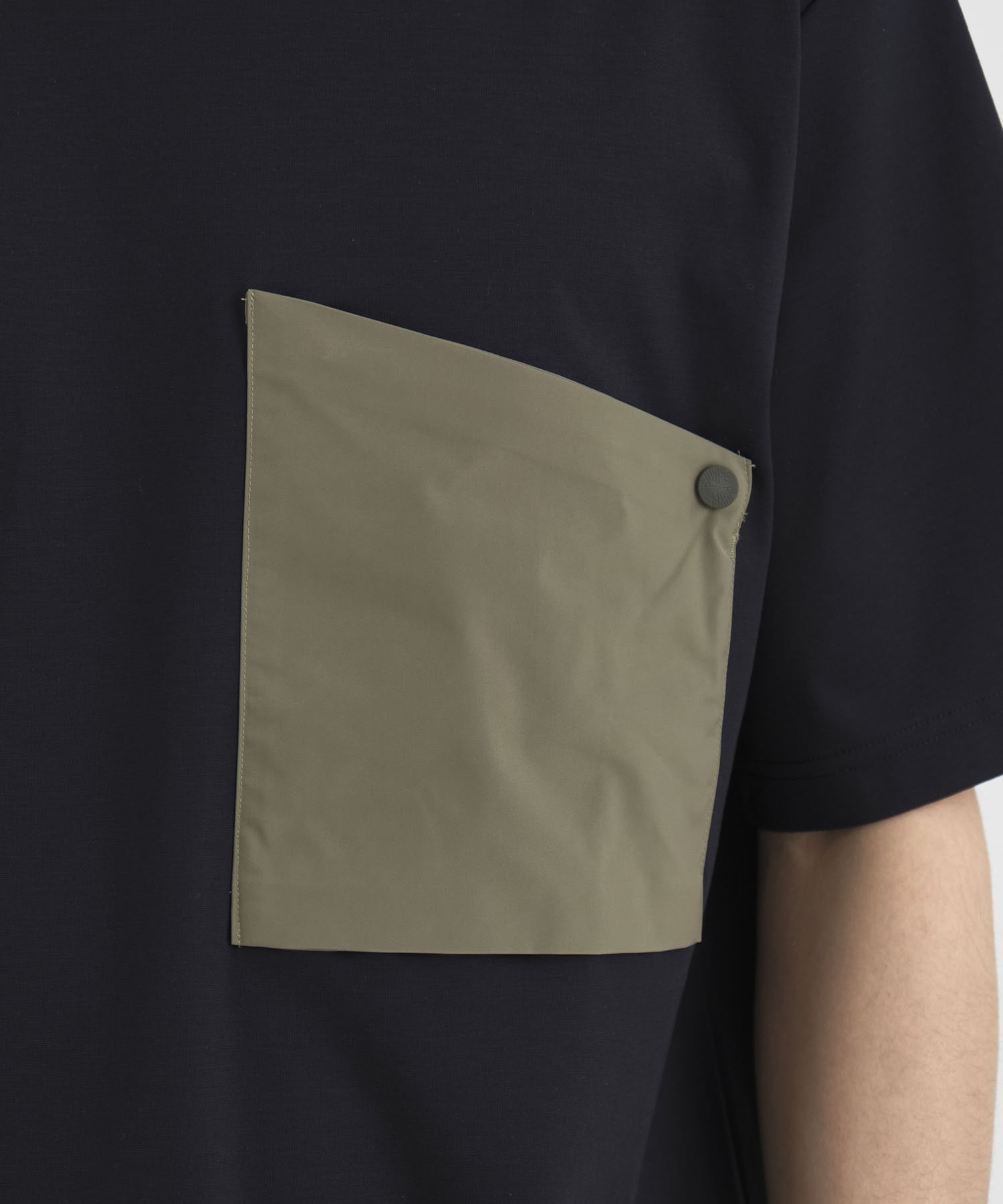 別注 DRAW CORD S/S POCKET TEE White Mountaineering