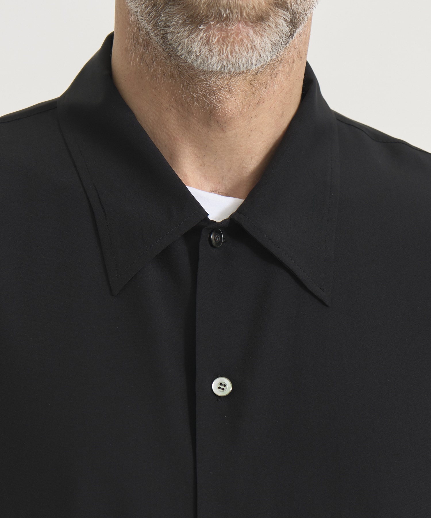 皺にならない洗えるSilk S/S Shirts THE TOKYO