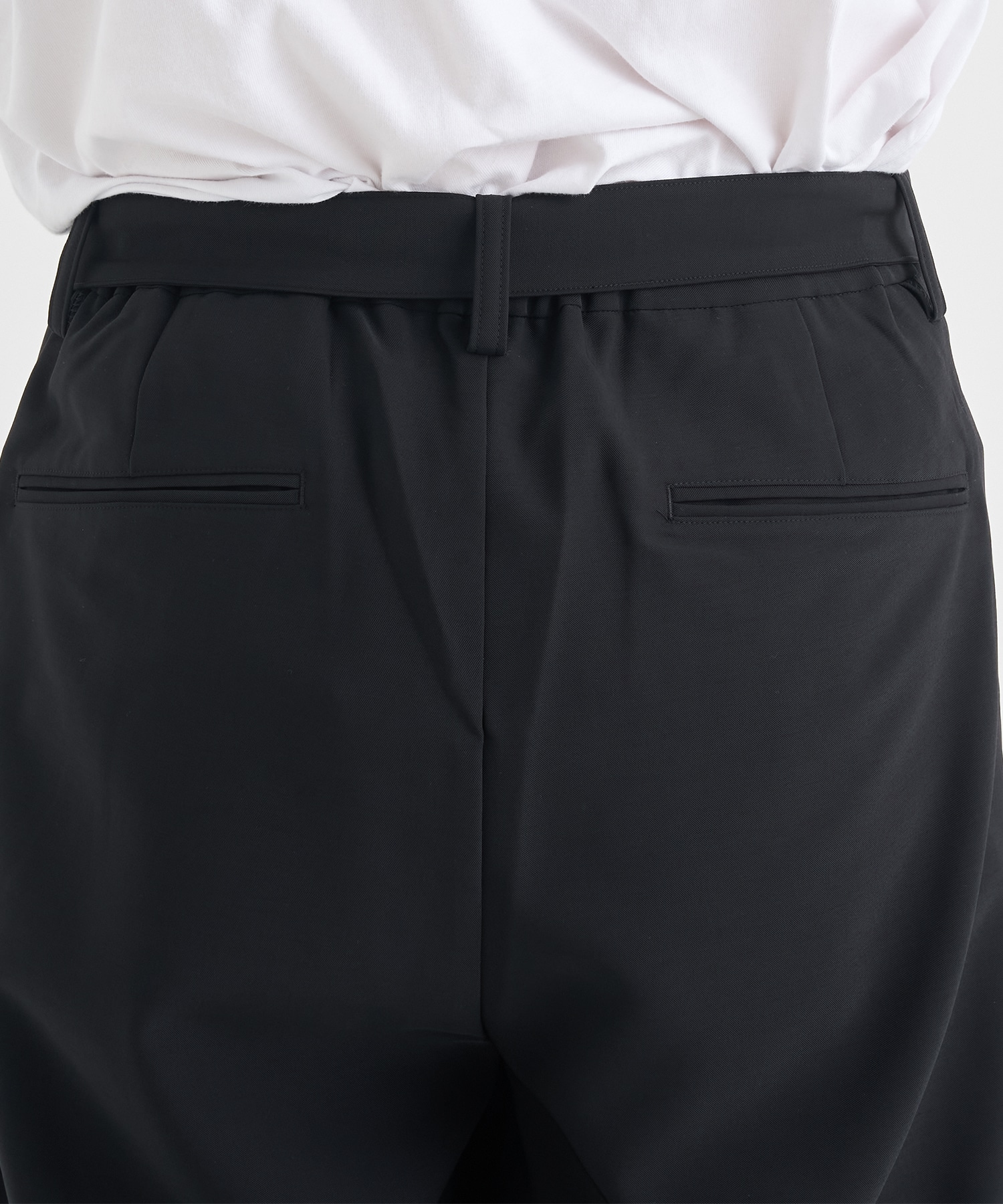 別注 PE CONPACT TWILL BELTED PANTS ATTACHMENT