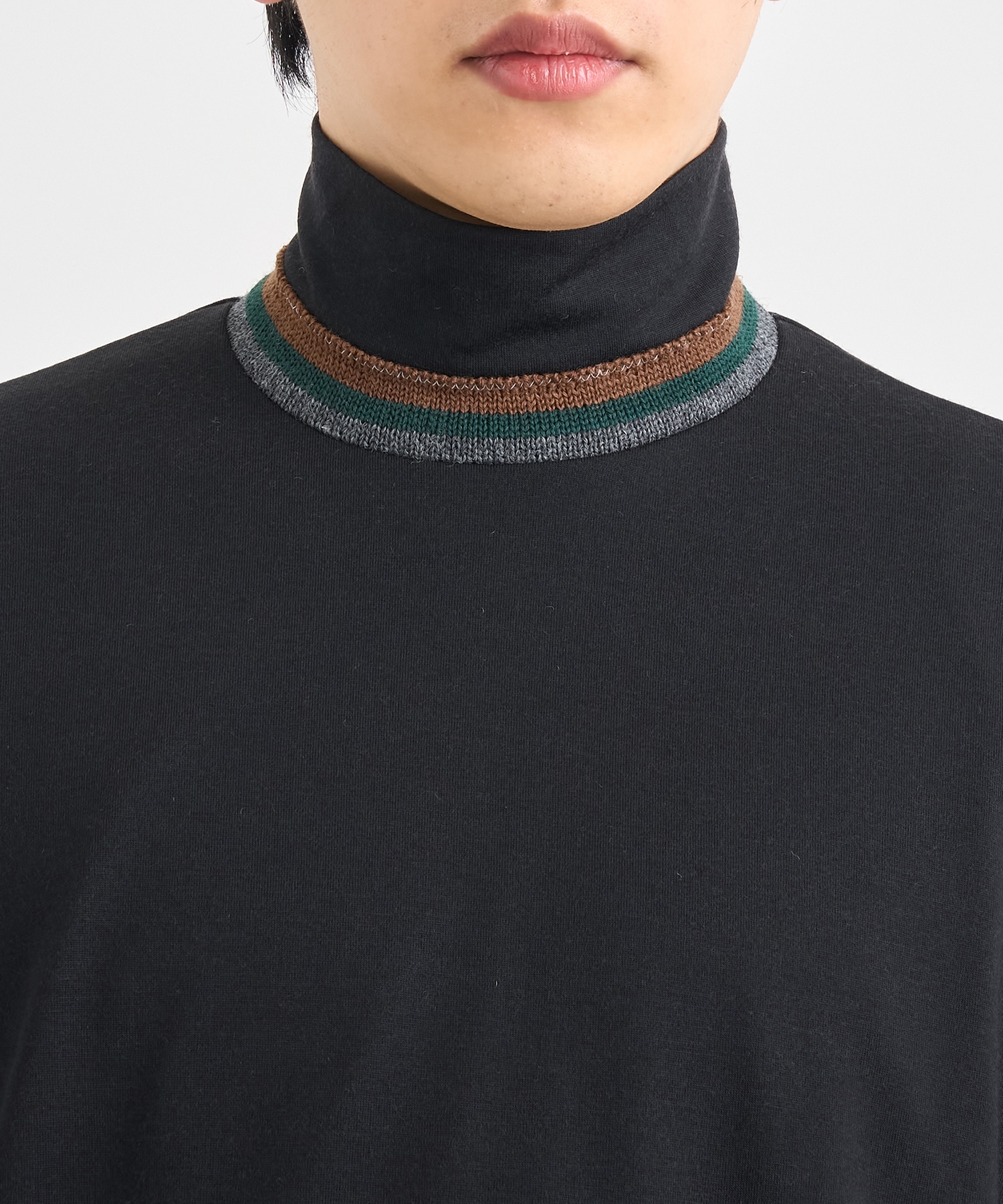 25WCM-T10206 L/S TURTLENECK KNIT kolor