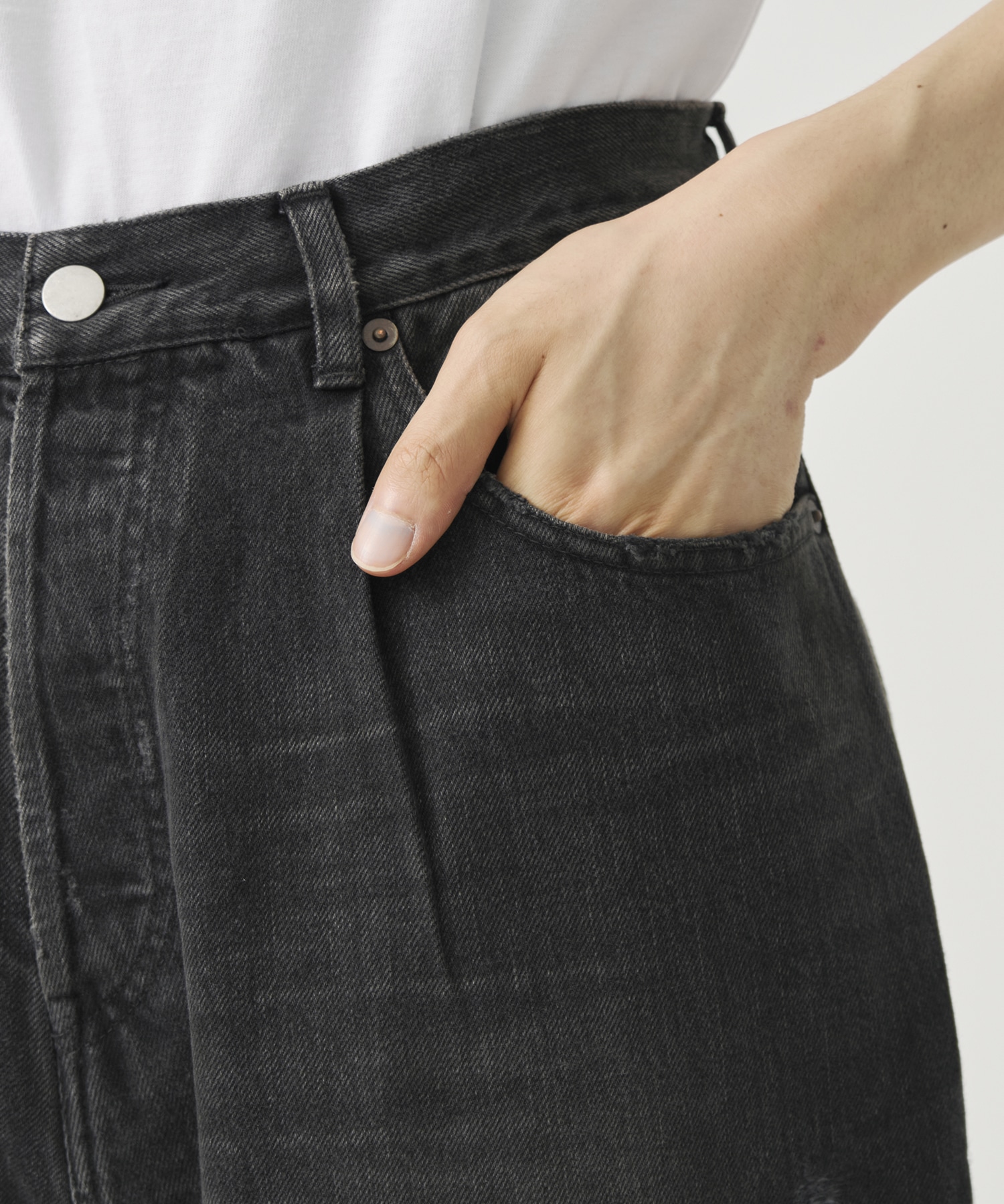 「残りわずか」BAGGY DENIM JEANS ssstein