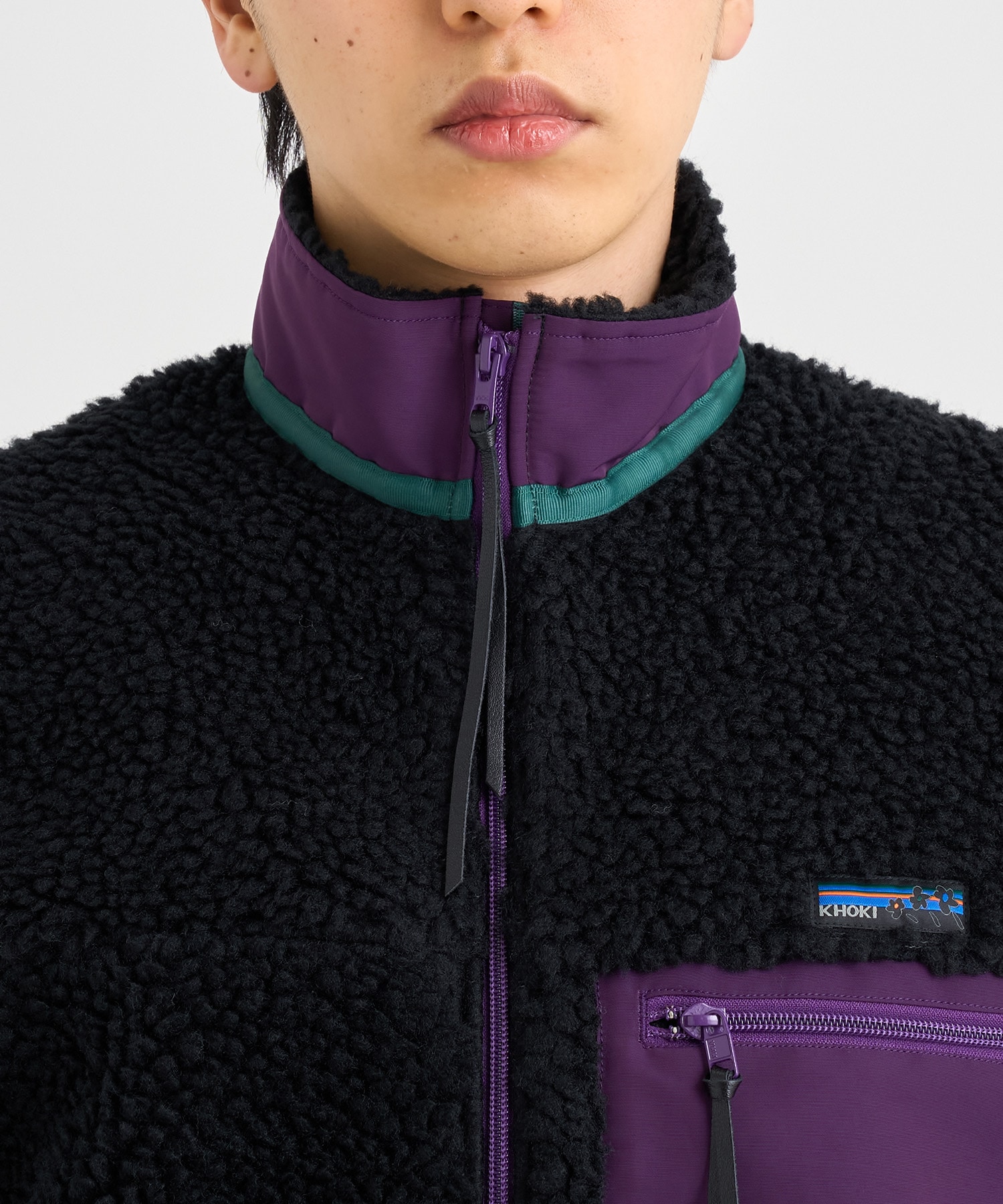 Freece-texture jacket 