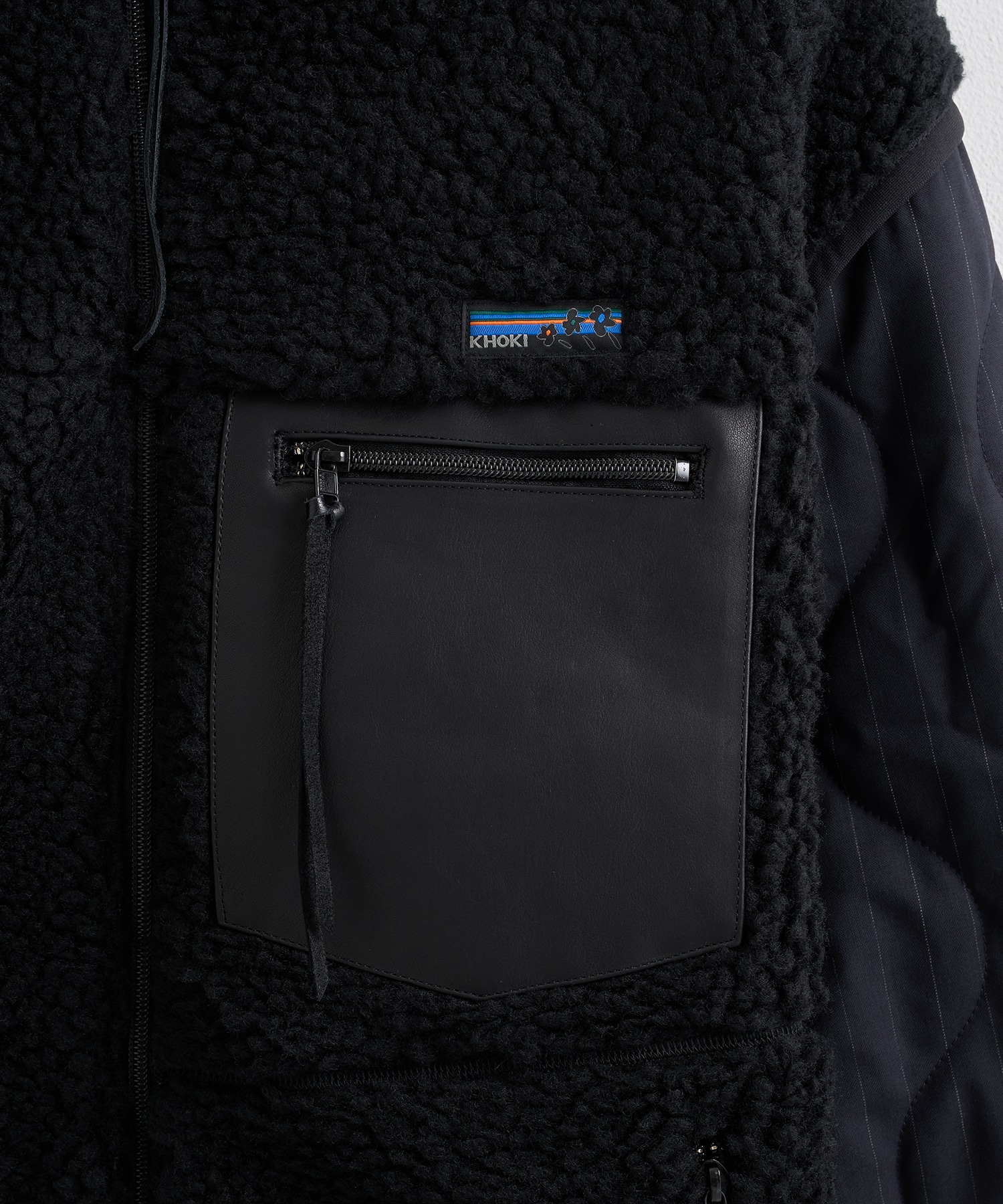別注Freece-texture jacket KHOKI
