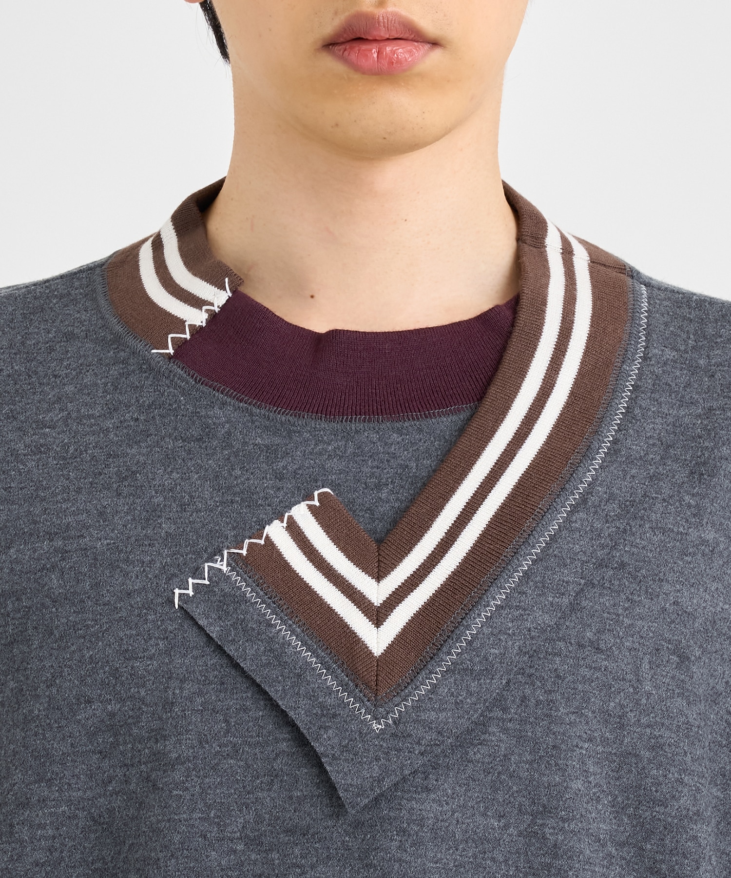 25WBM-T03232 L/S WOOL PO kolor