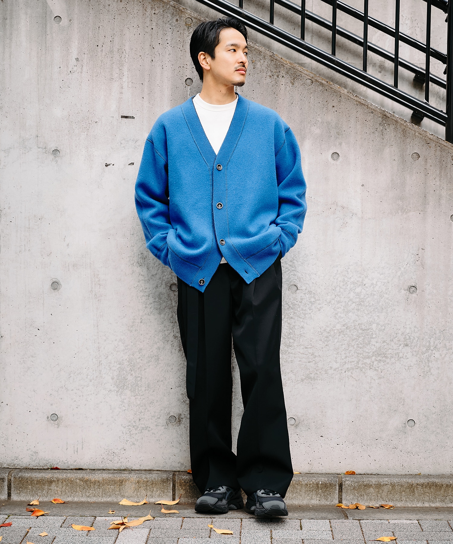 【MENS】CASHMERE REVERSIBLE CARDIGAN CASHMERE CASHMERE