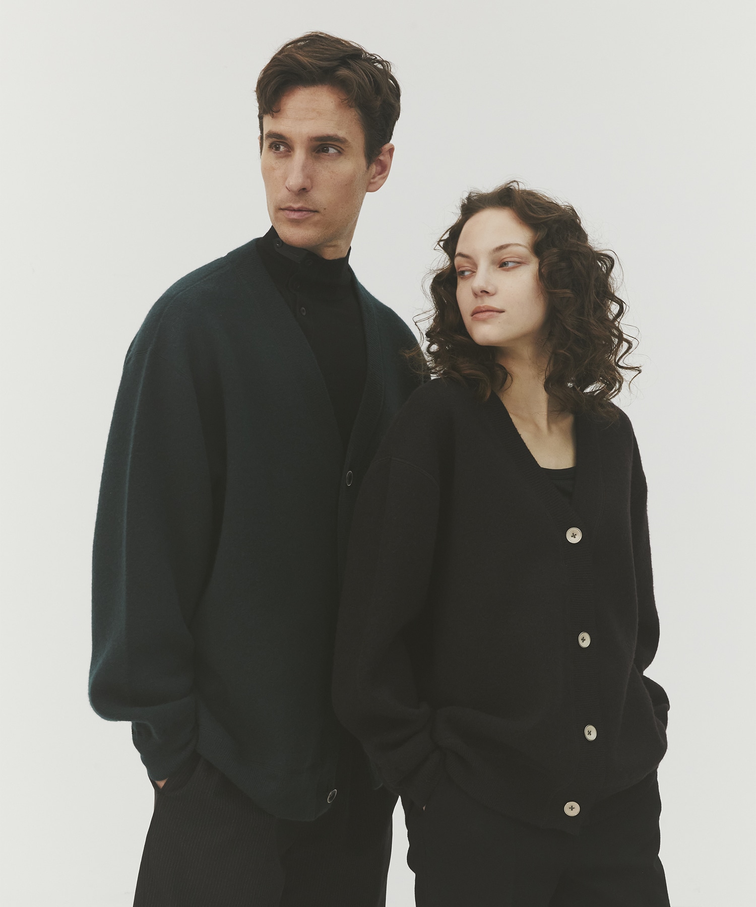 CASHMERE REVERSIBLE CARDIGAN CASHMERE CASHMERE