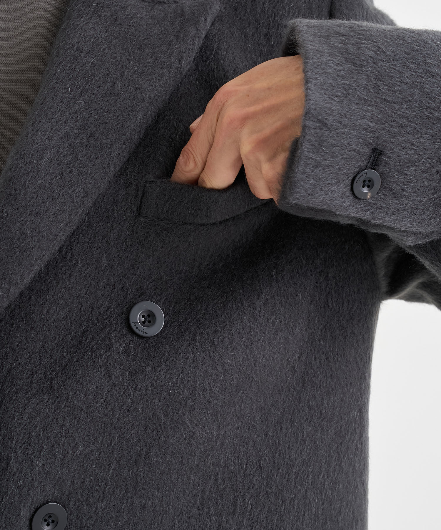 DOUBLE-BREASTED CHESTER COAT IRENISA