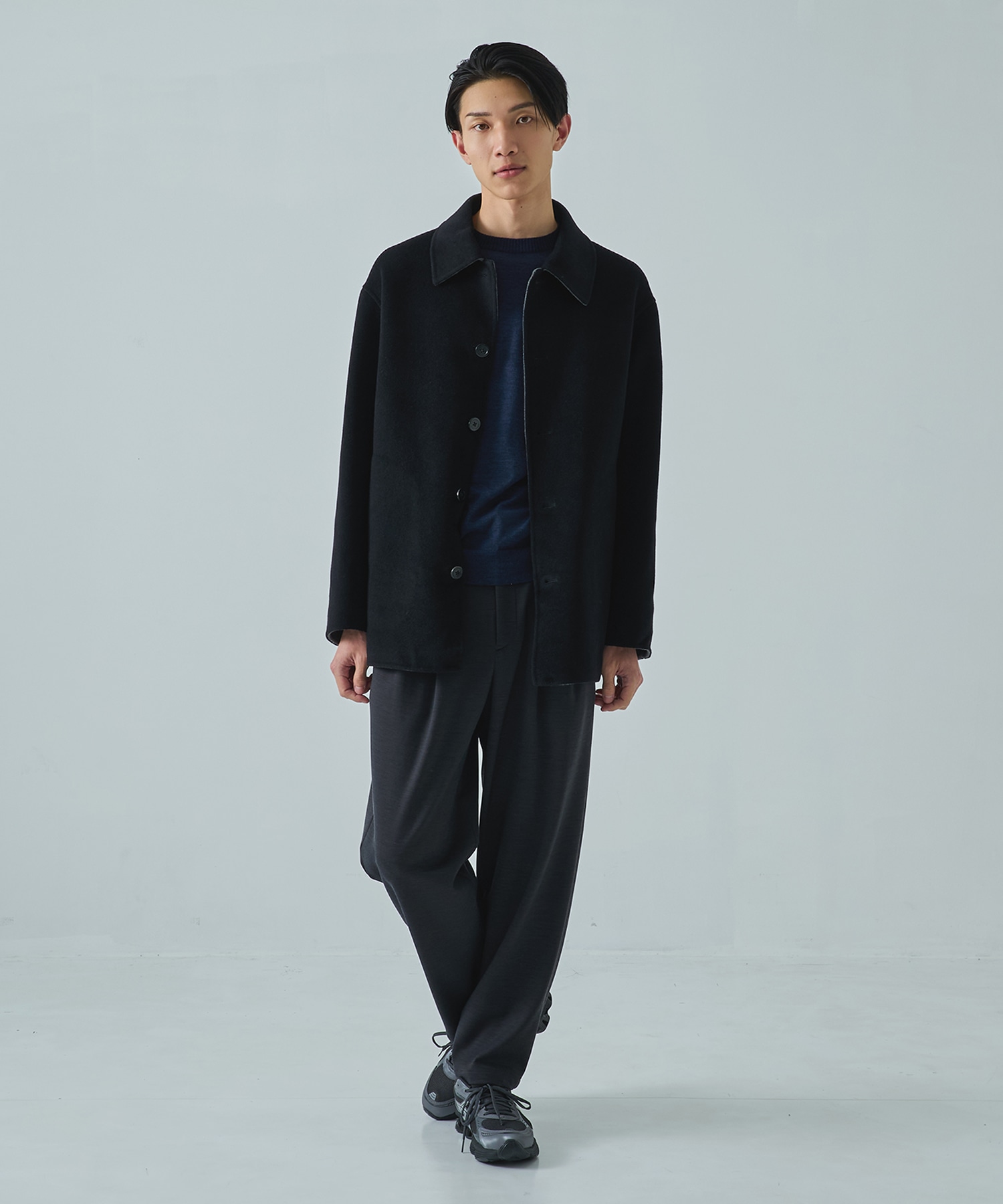 CASHMERE/SILK/WOOL SHORT COAT CASHMERE CASHMERE