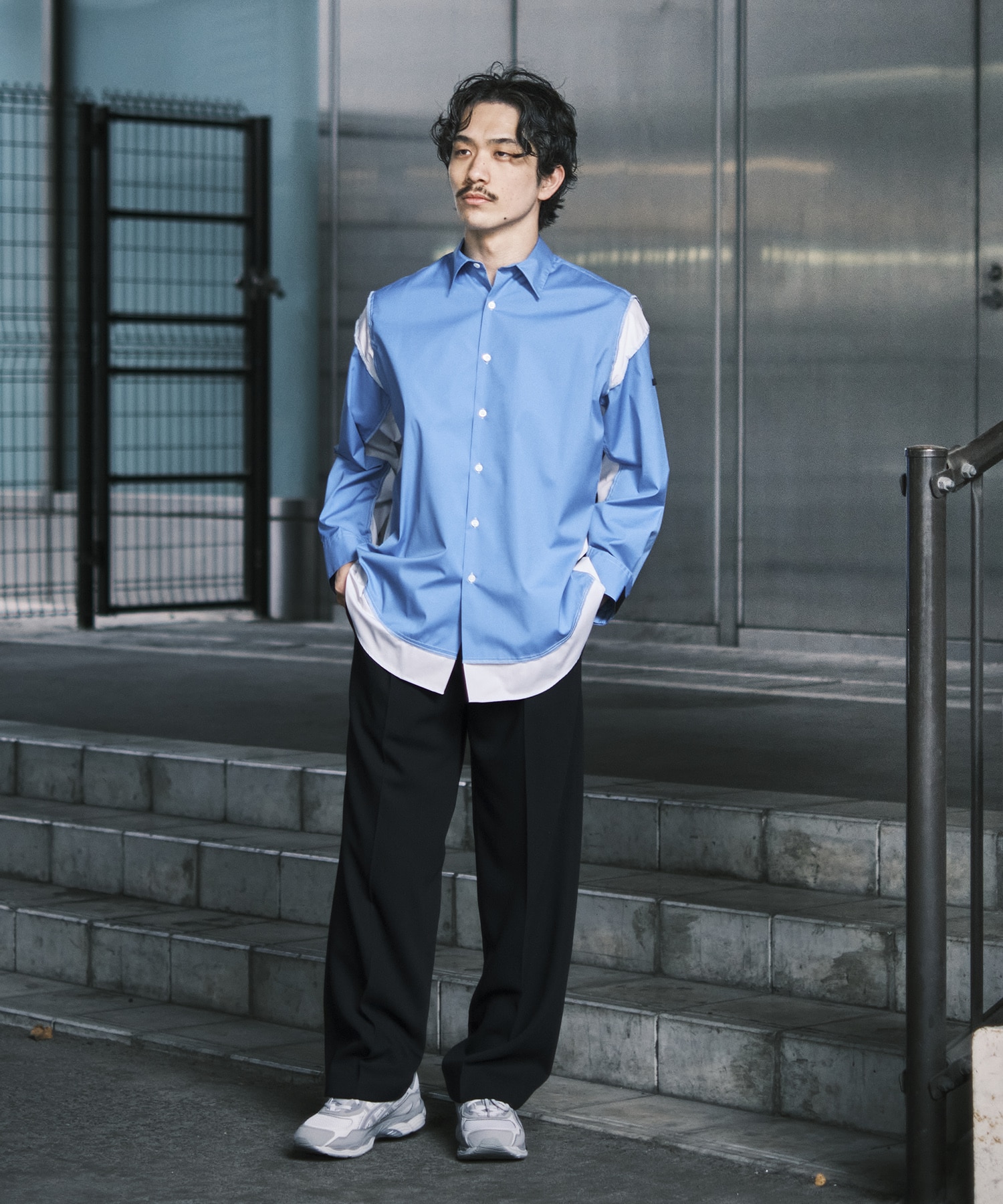 別注切替シャツ N.HOOLYWOOD