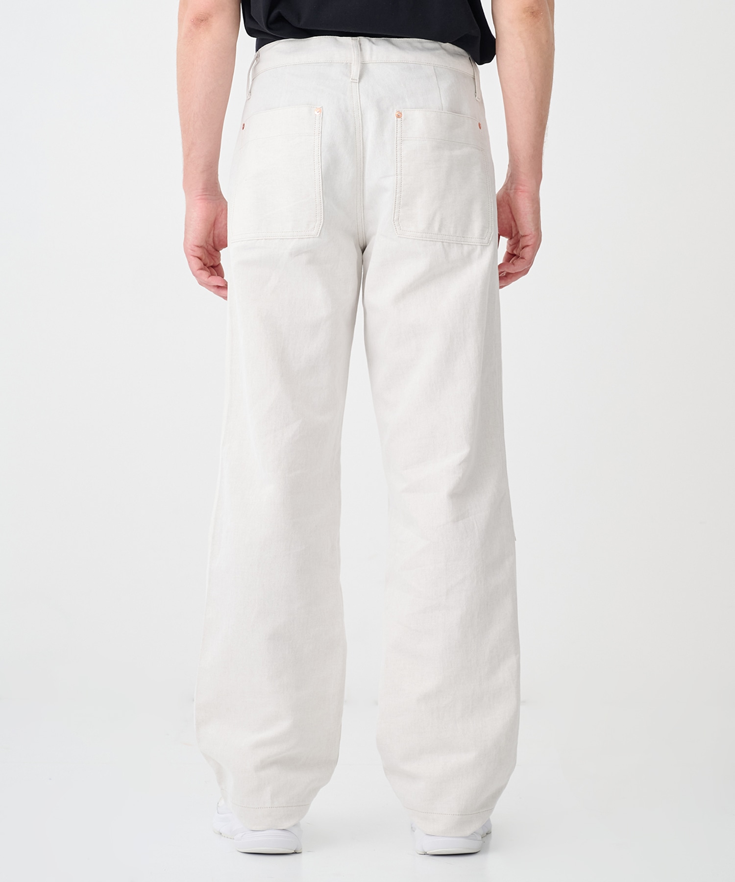 別注NEW CLASSIC WORK JEANS NATURAL LINEN TANAKA