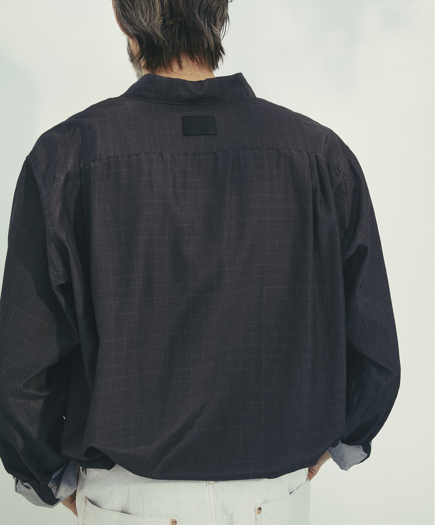 SILK α L/S Check Shirt SILK α