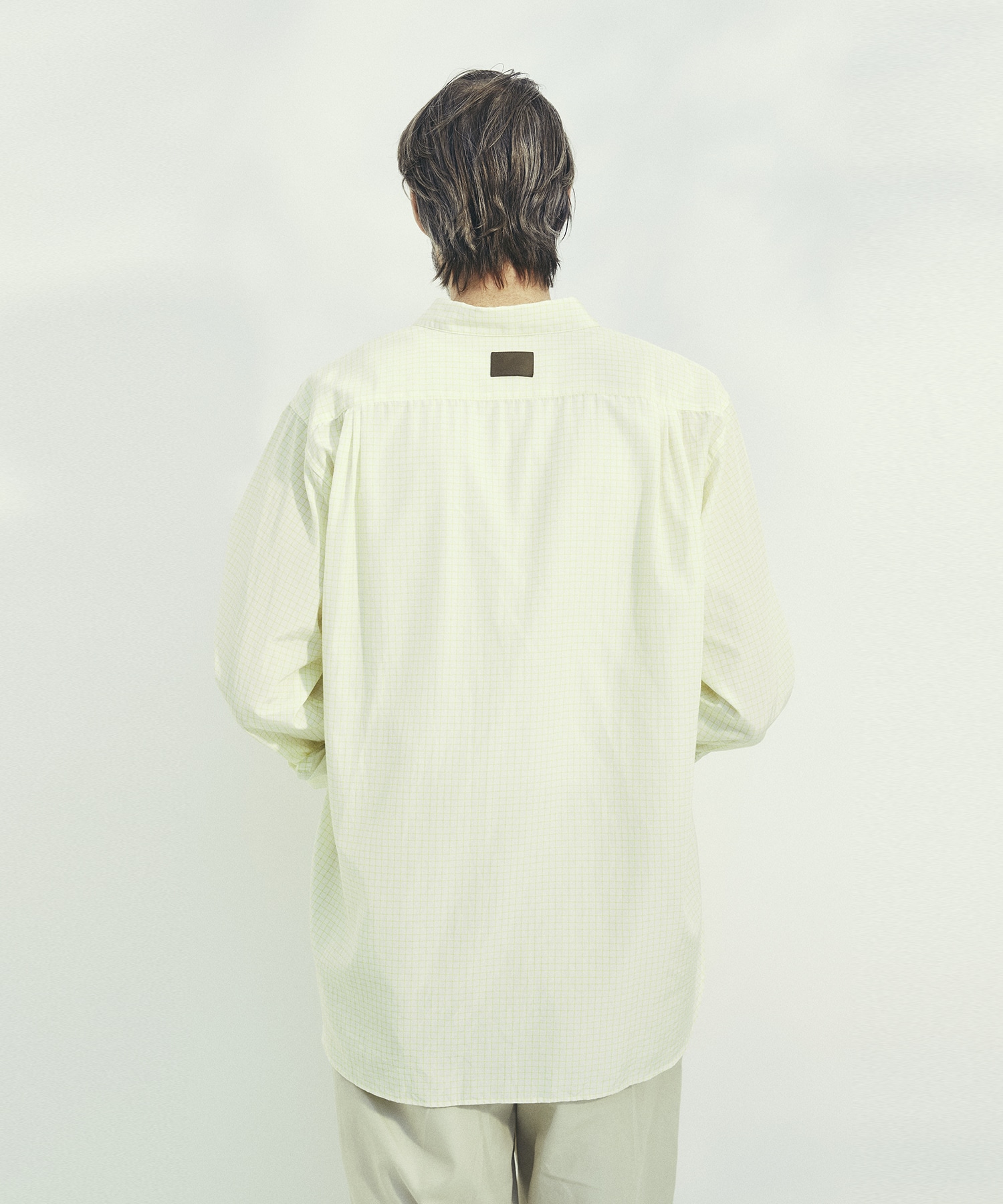 SILK α L/S Check Shirt SILK α