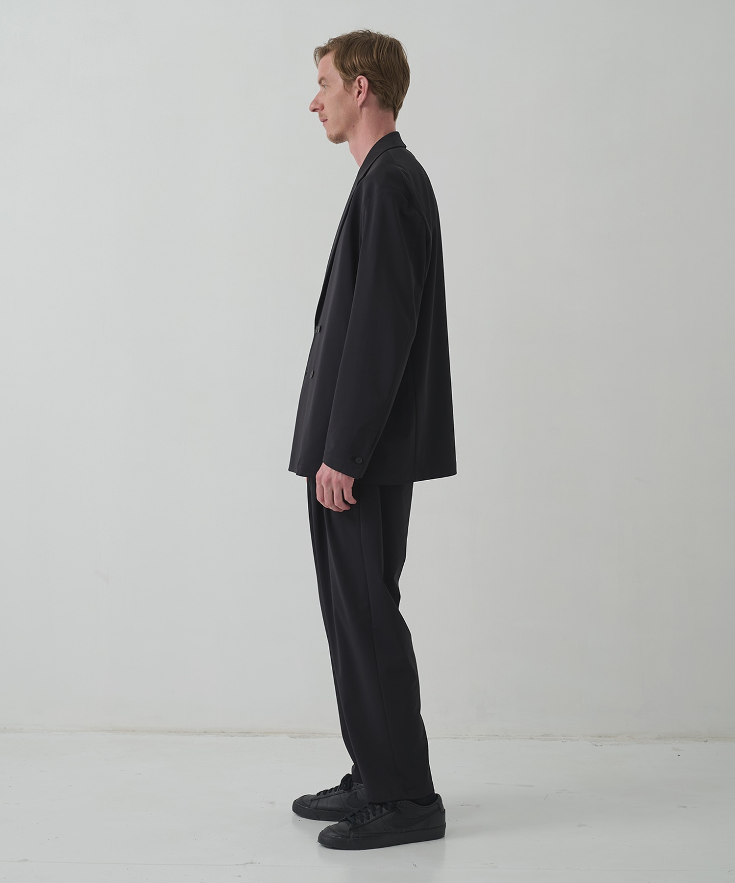 Light Matte Stretch Jersey Wide Tapered Pants THE TOKYO