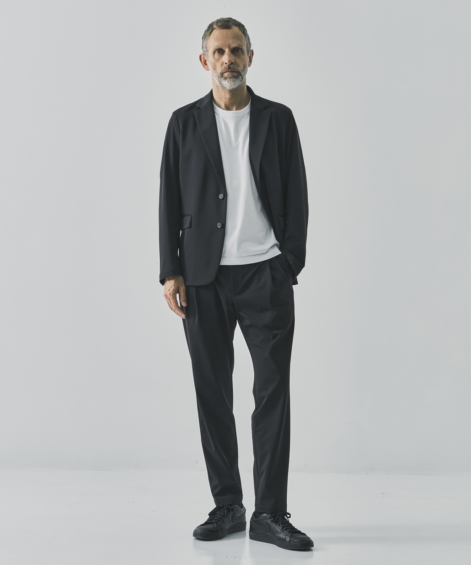 Light Matte Stretch Jersey Shape Jacket THE TOKYO