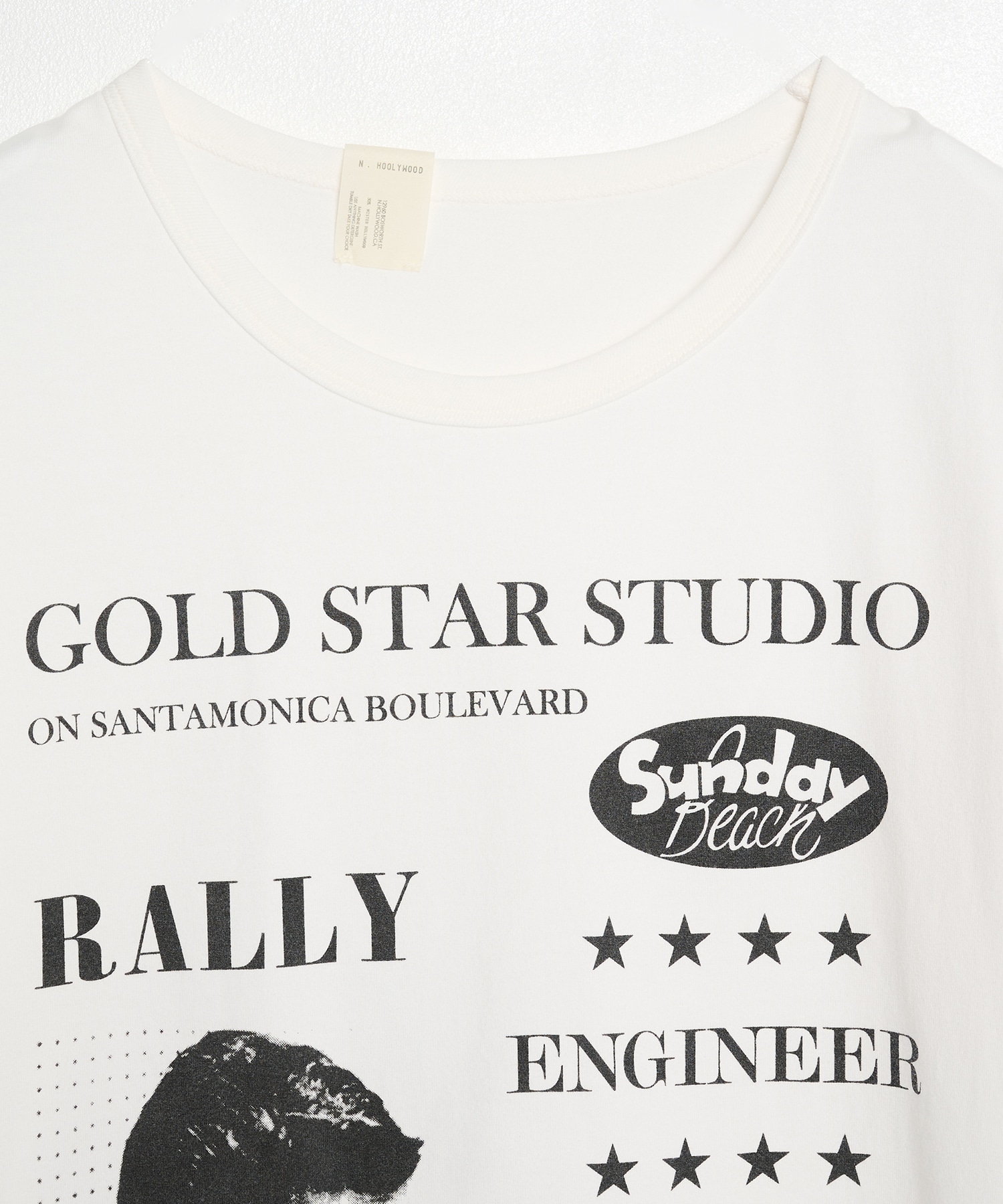 【エヌハリウッド】別注あの頃のGOLDSTAR STUDIO T-SHIRT N.HOOLYWOOD