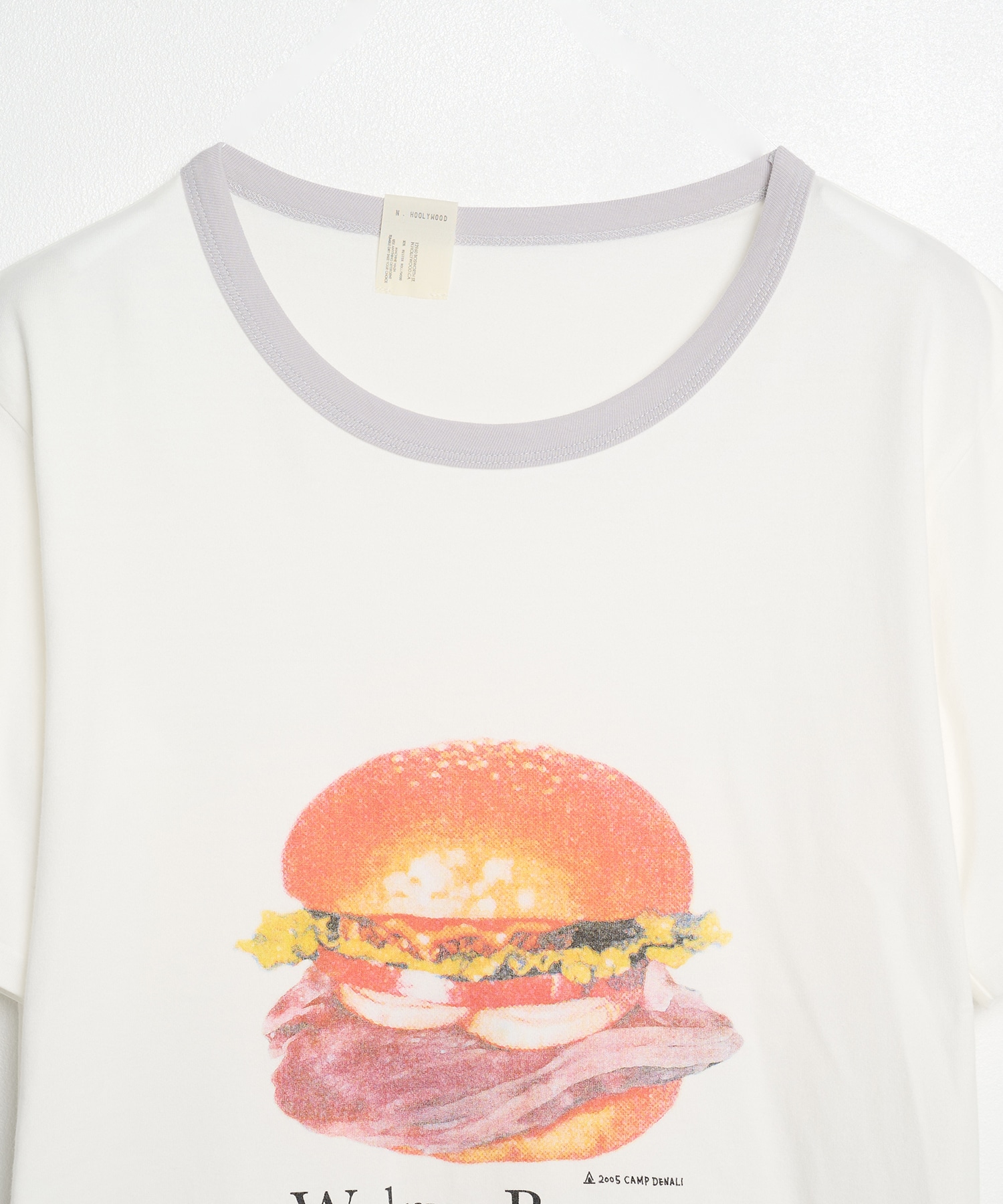 【エヌハリウッド】別注あの頃のHUMBURGER T-SHIRT N.HOOLYWOOD