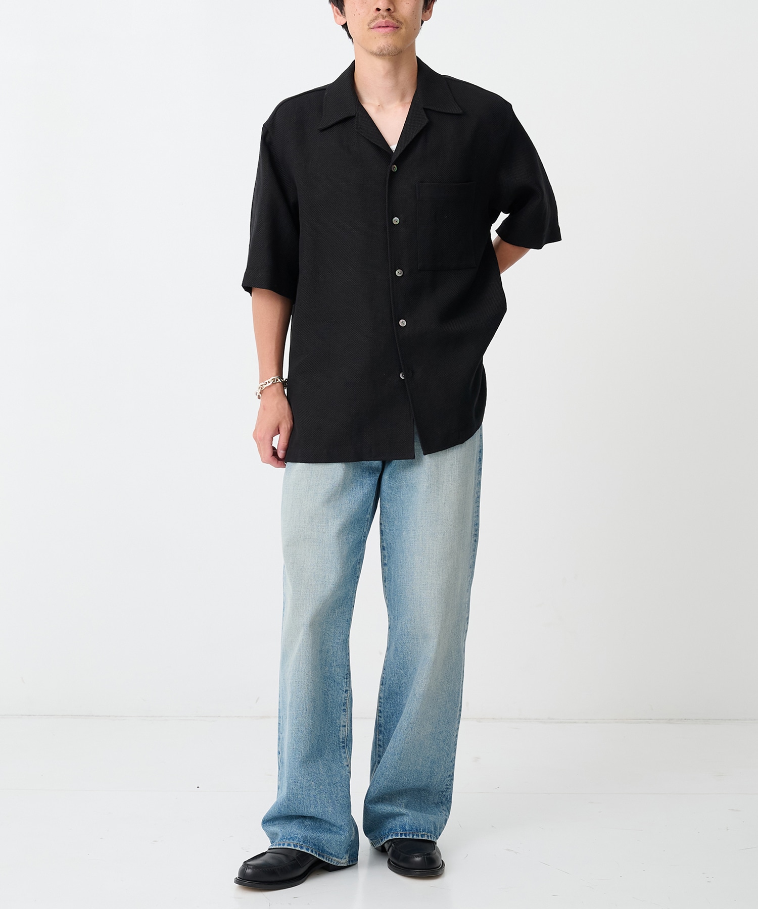 【シュタイン】ST.1566 LOOSE DENIM PANTS ssstein