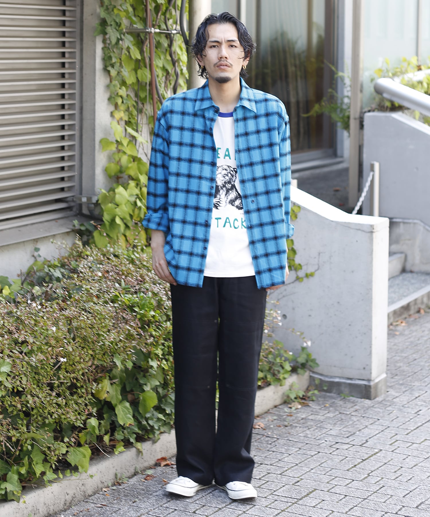【エヌハリウッド】〈別注〉復刻 Random Button L/S Shirts N.HOOLYWOOD