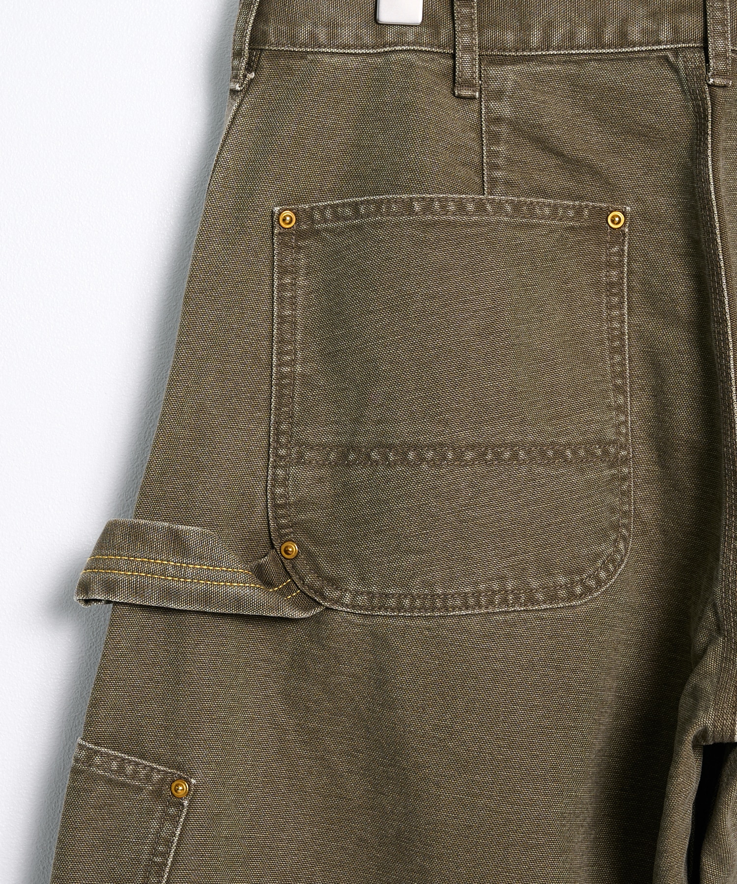 26fw-p-10 3D cutting painter pants KHOKI