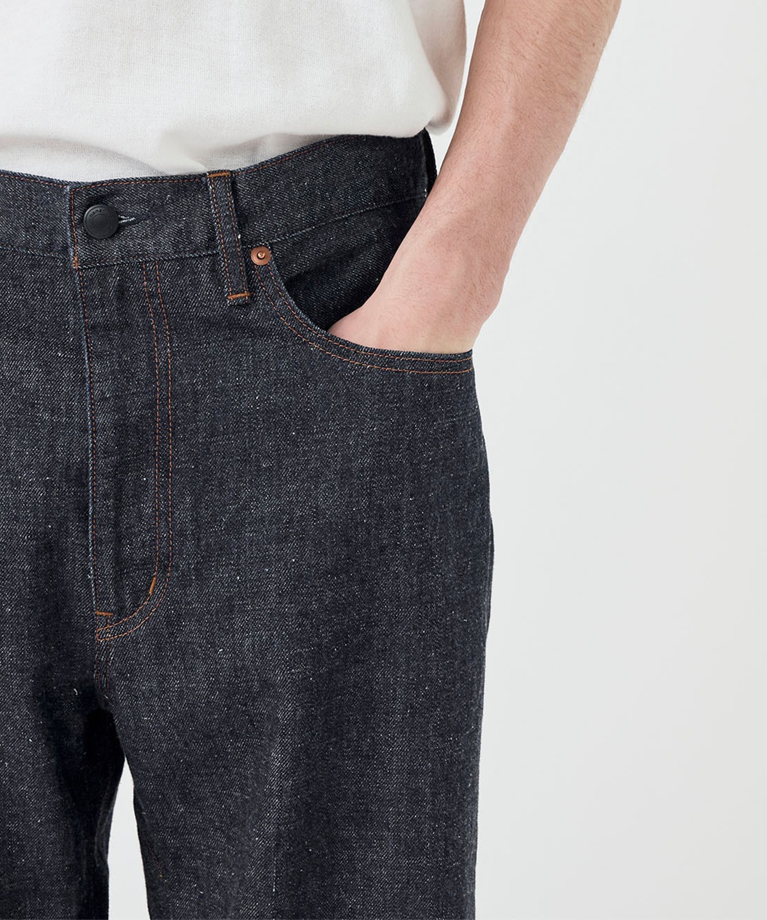 S26FC075 Selvage Denim Straight Pants nanamica