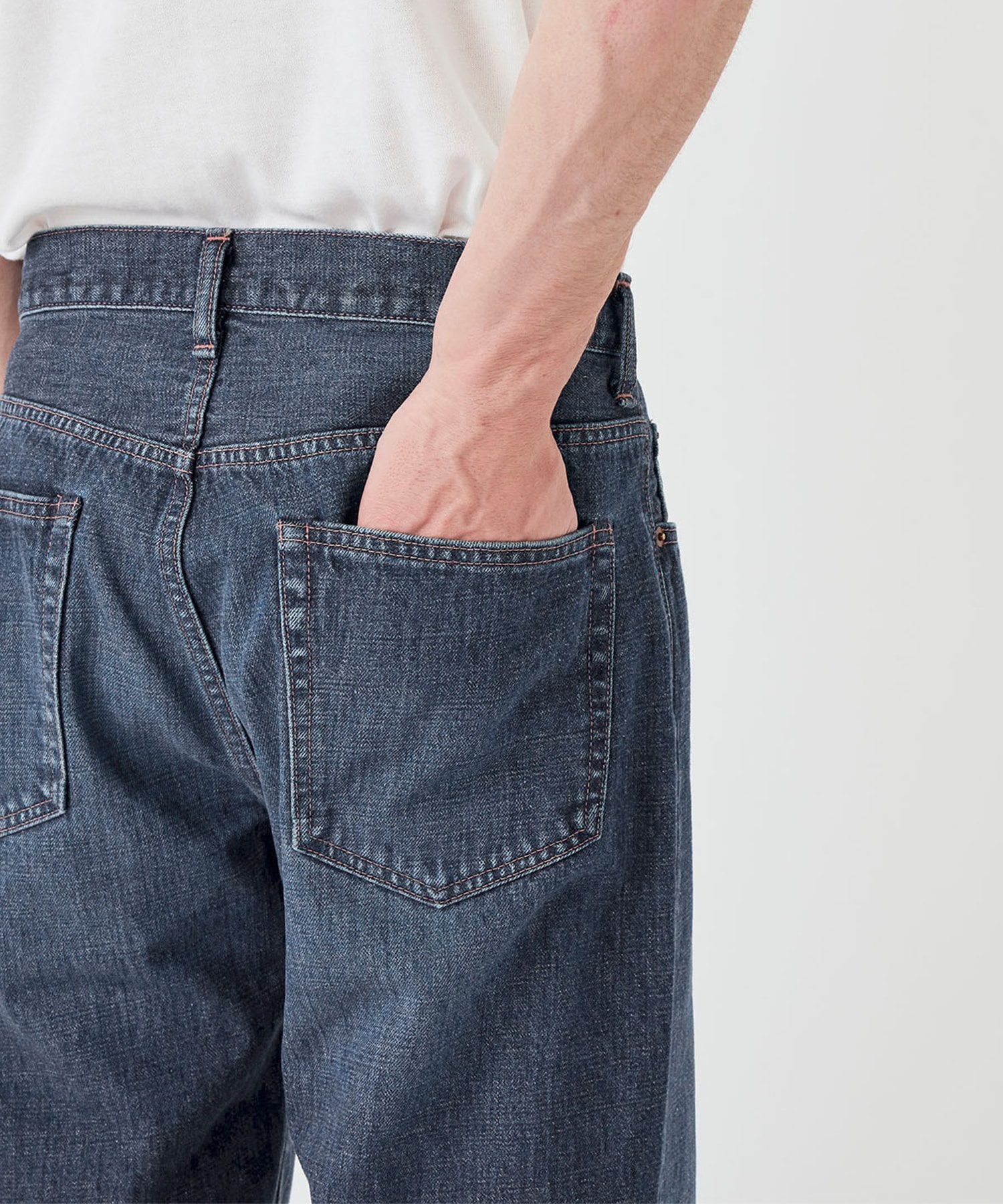S26FC076 Selvage Denim Straight Pants nanamica