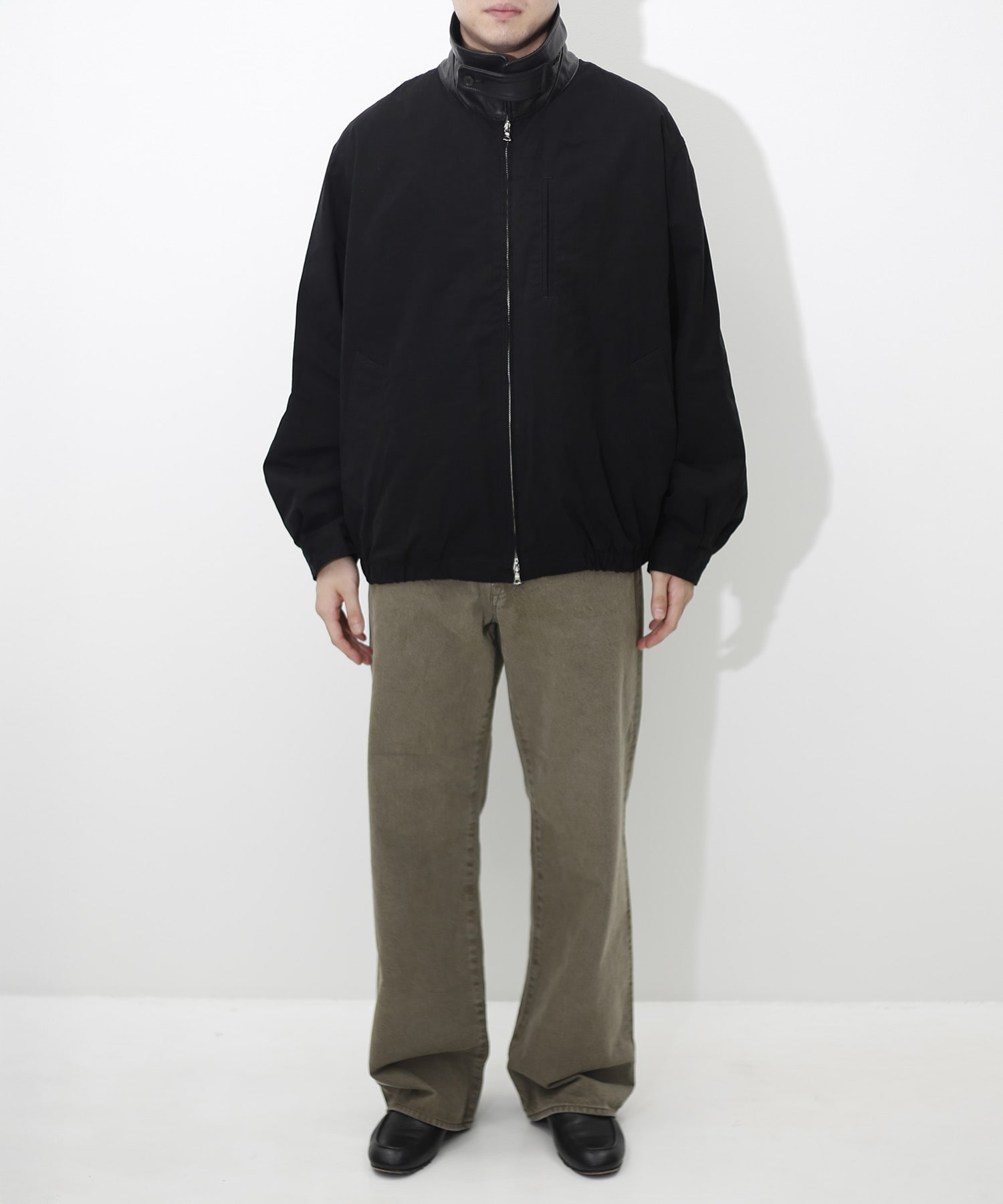 【シュタイン】ST.1576 DETATCHABLE COLLAR RESIN-FINISH COTTON JACKET ssstein