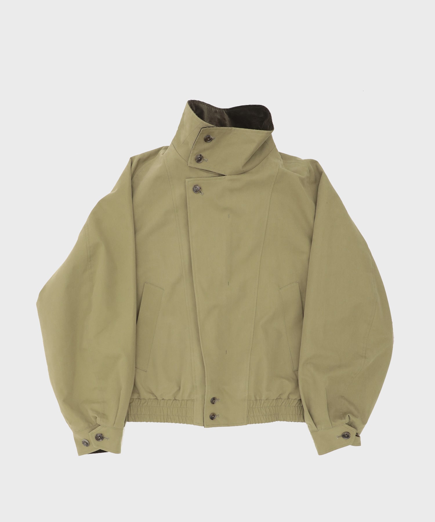 【イレニサ】別注STAND COLLAR ZIP BLOUSON IRENISA