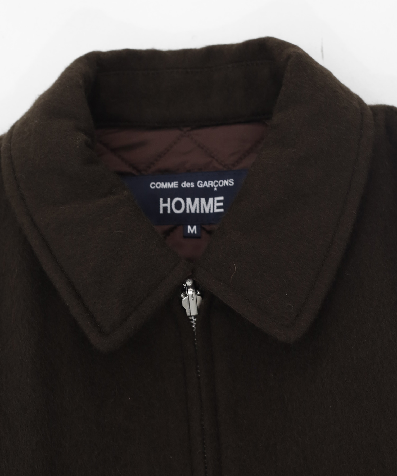 【コムデギャルソンオム】HR-J024-051 Wool Light Shaggy×Cupro Twill Quilting Reversib COMME des GARCONS HOMME