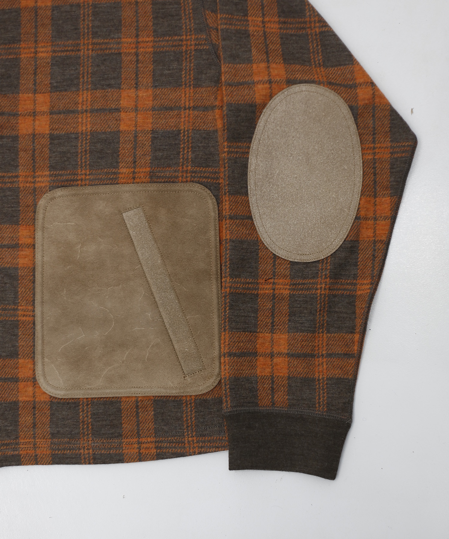 WR-T014-051 Wool Check×Wool Smooth×Cow Zip Blouson JUNYA WATANABE MAN